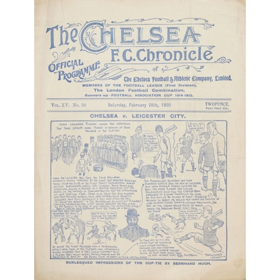 The Chelsea F.C. Chronicles official football programme - Ch...