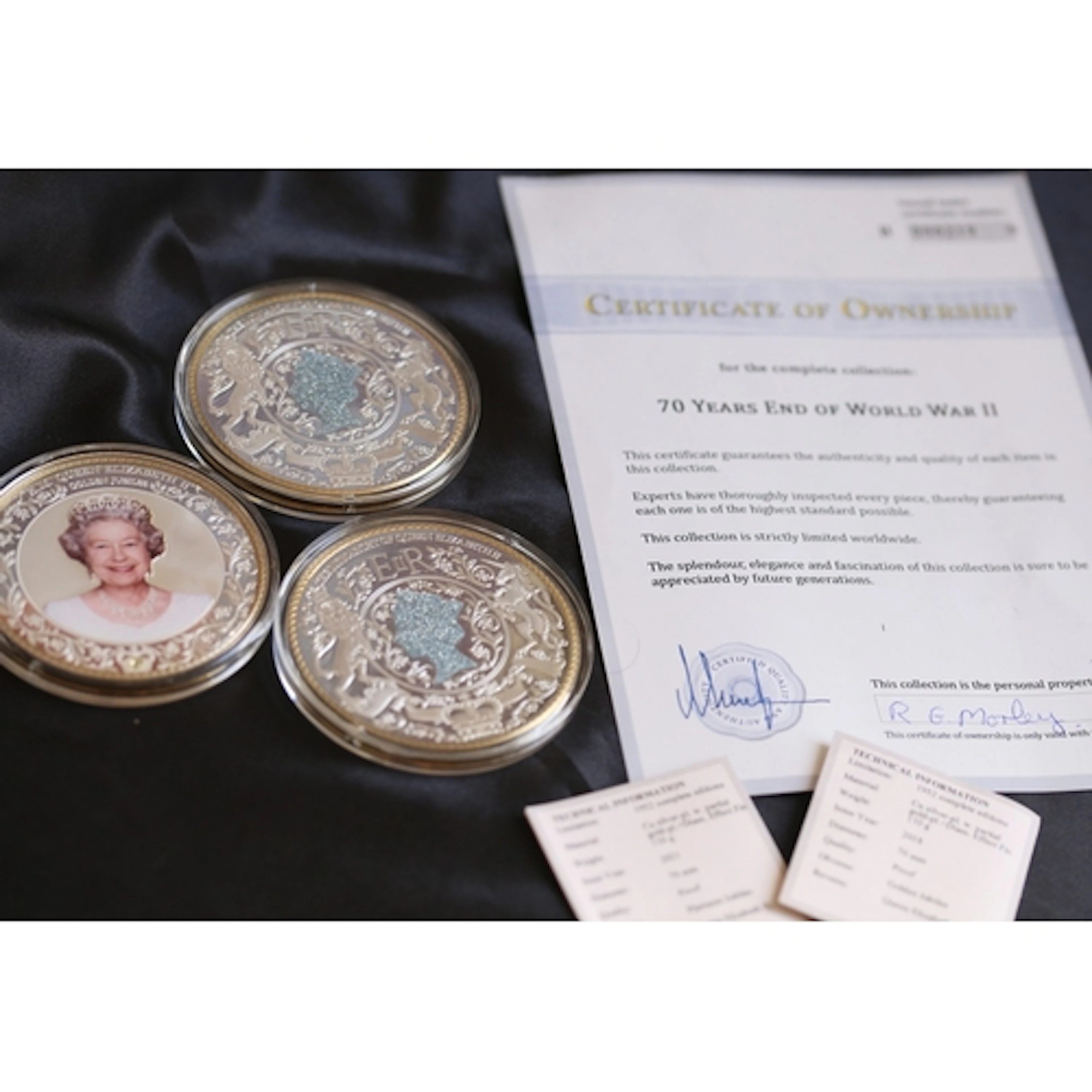 Three Commemorative Medals, The Monarchy of Queen Elizabeth ...