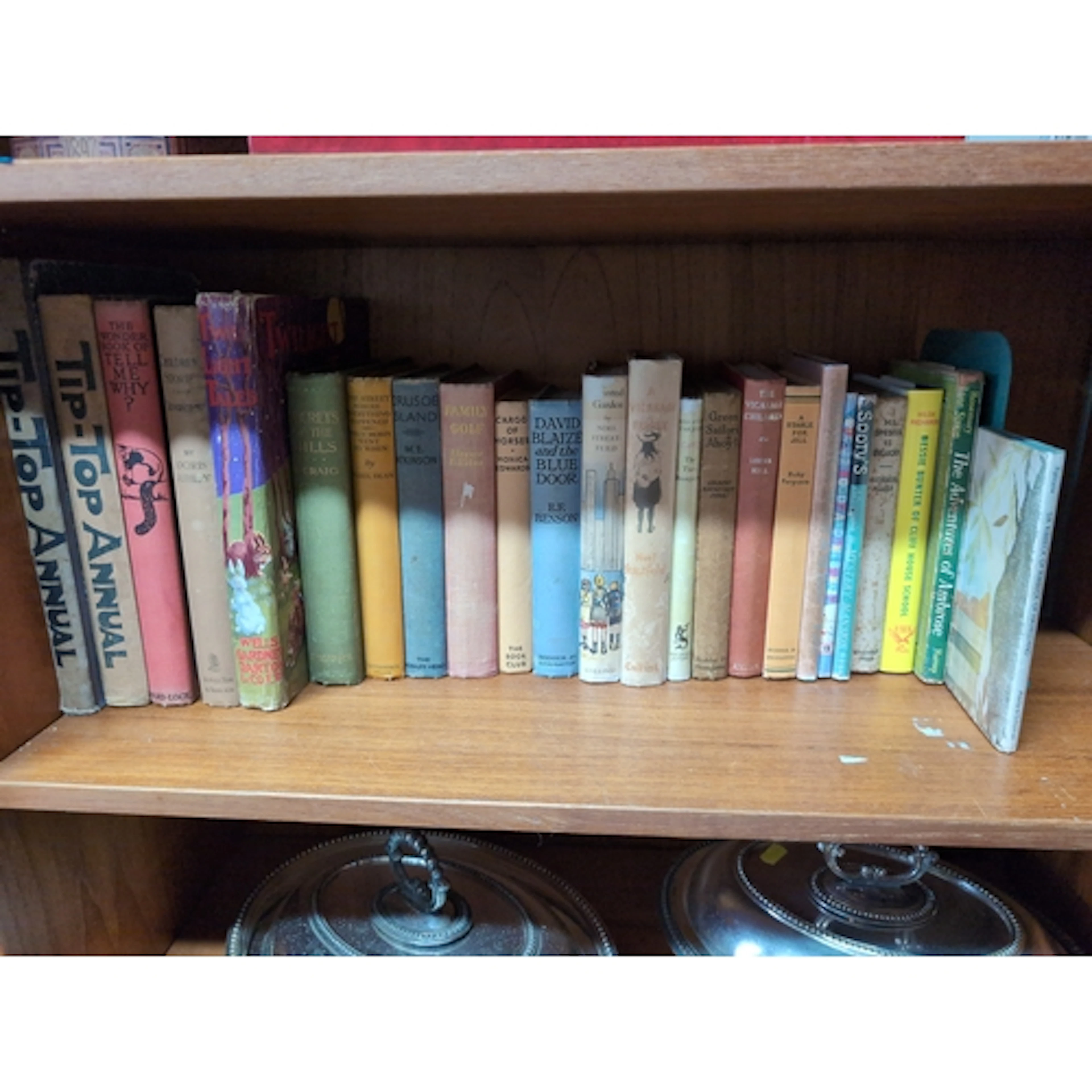 A collection of Vintage Children's books, cloth-bound (some ...