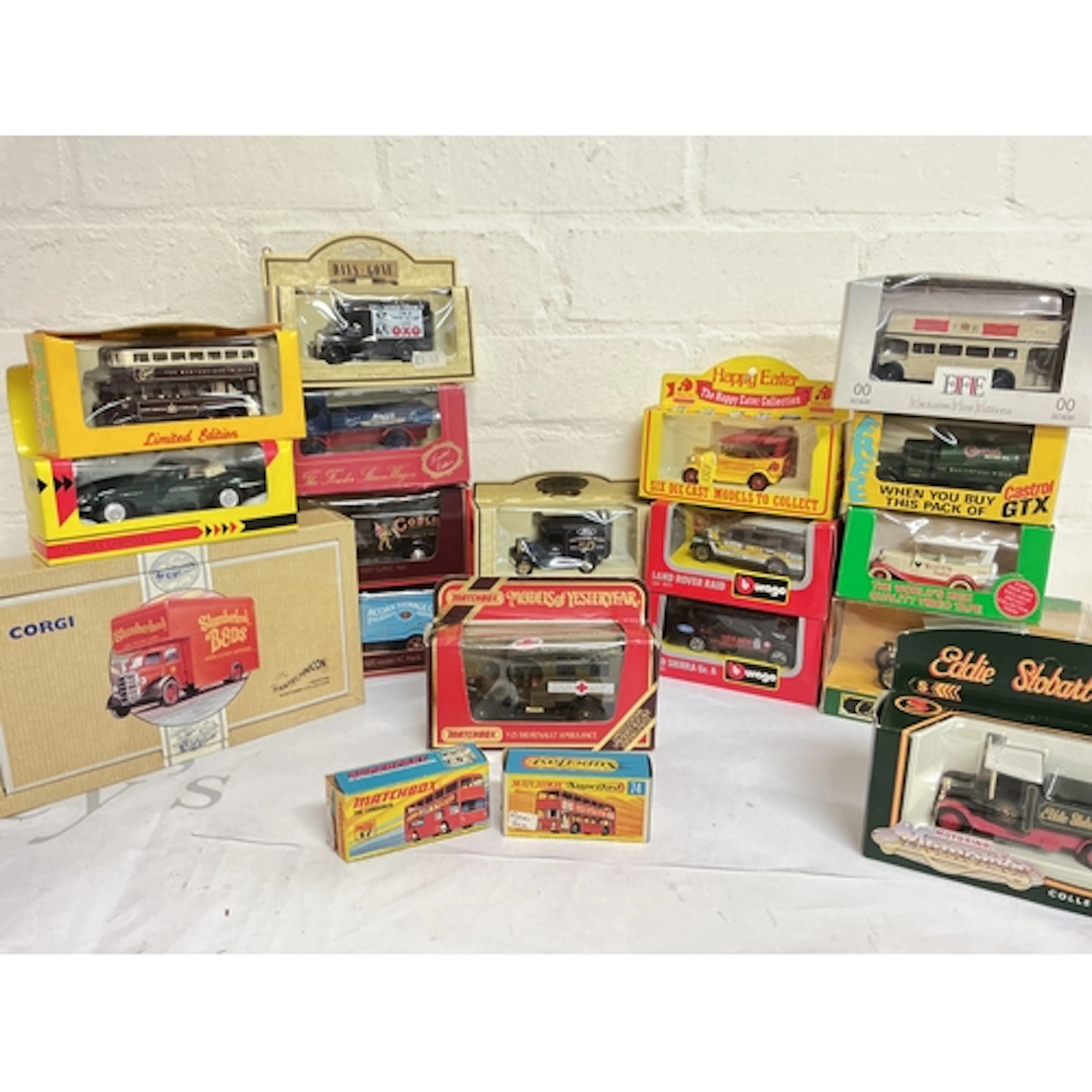 A Collection Of Various Boxed Diecast Including Burago, matc...
