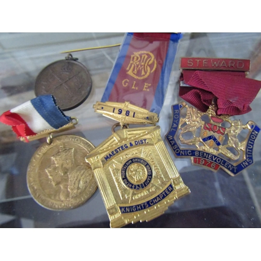 Silver and Other Medals Including Bronze Example