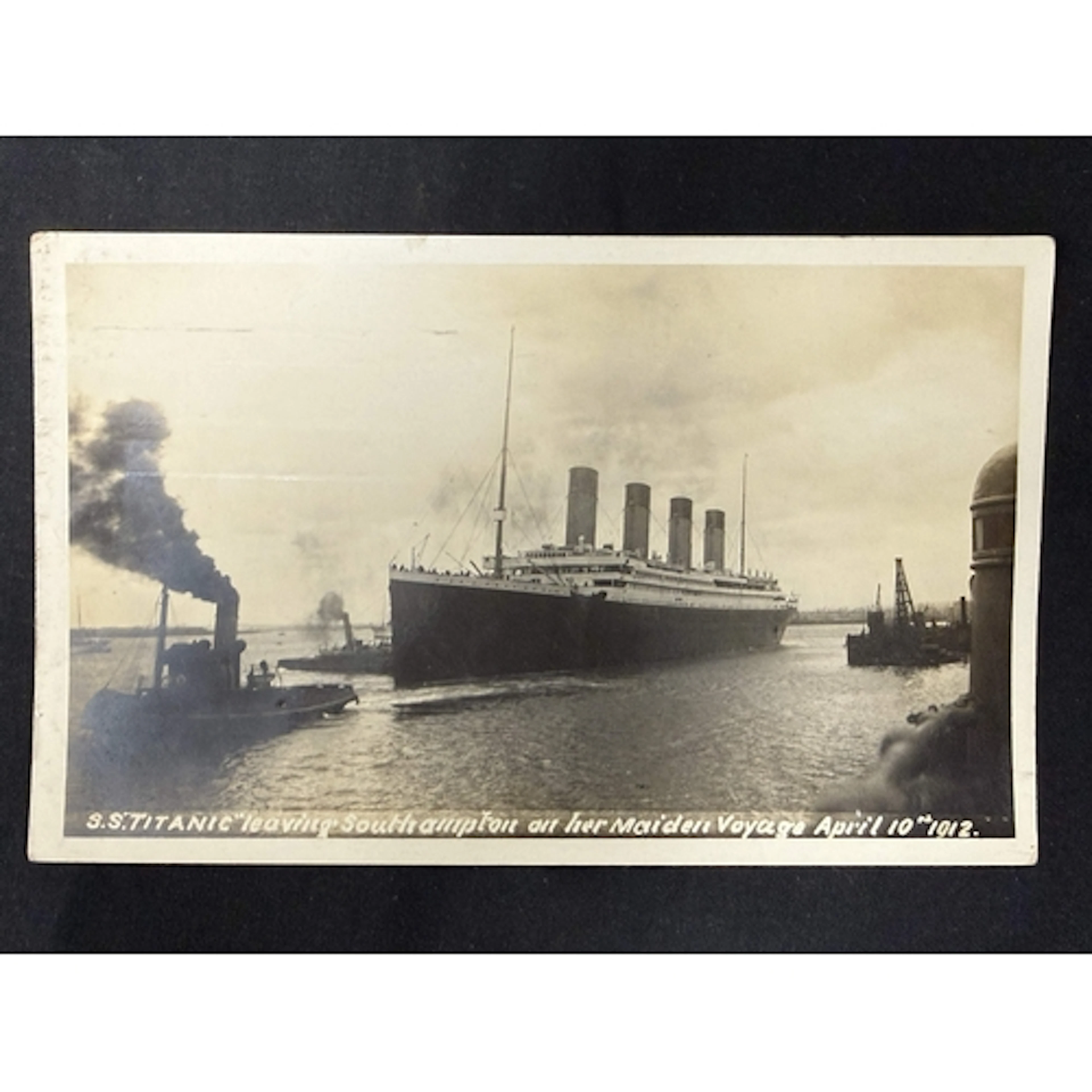 R.M.S. Titanic: R.M.S. Titanic: Pre sinking real photo post...