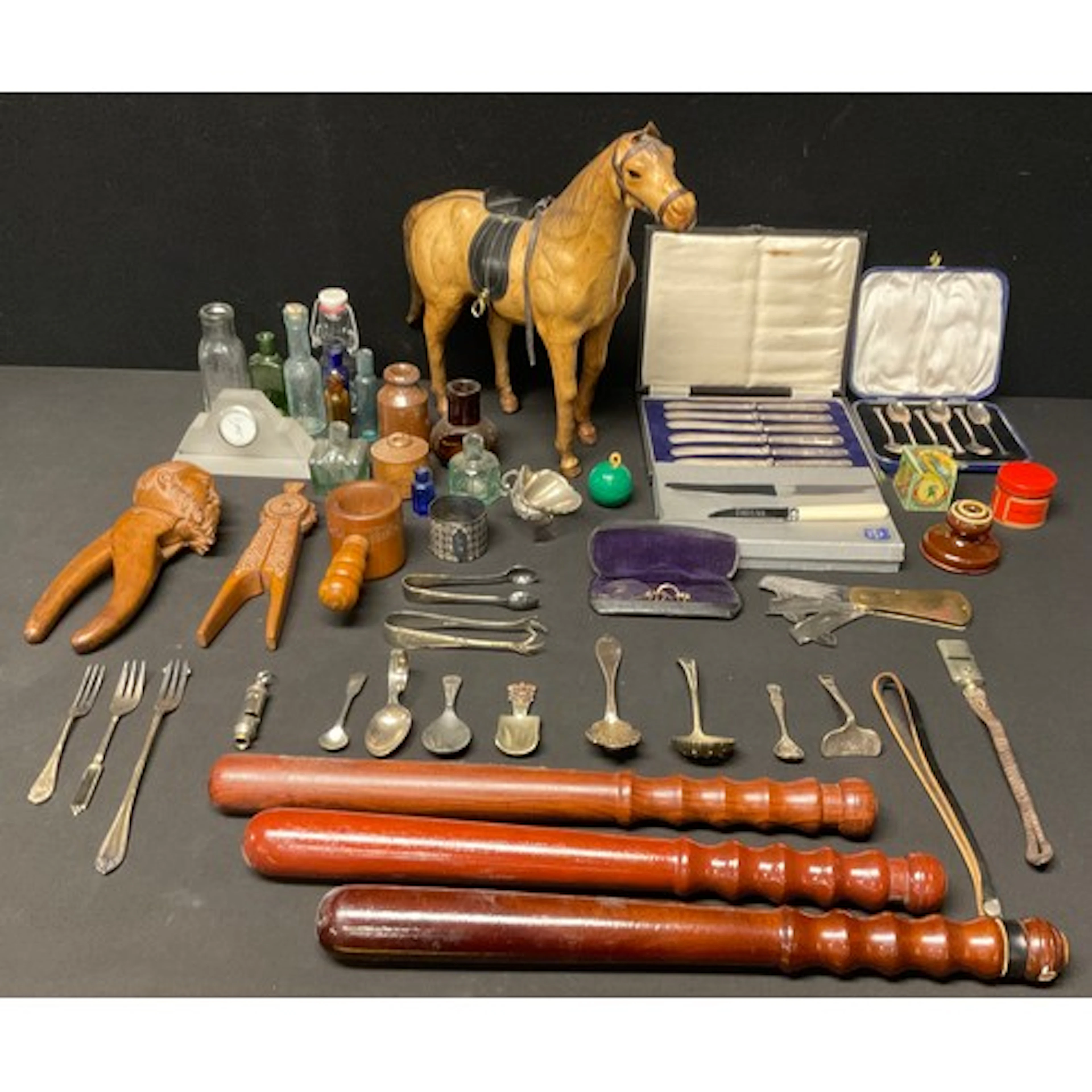 Boxes & Objects - A Swiss novelty figural nutcracker, as a b...