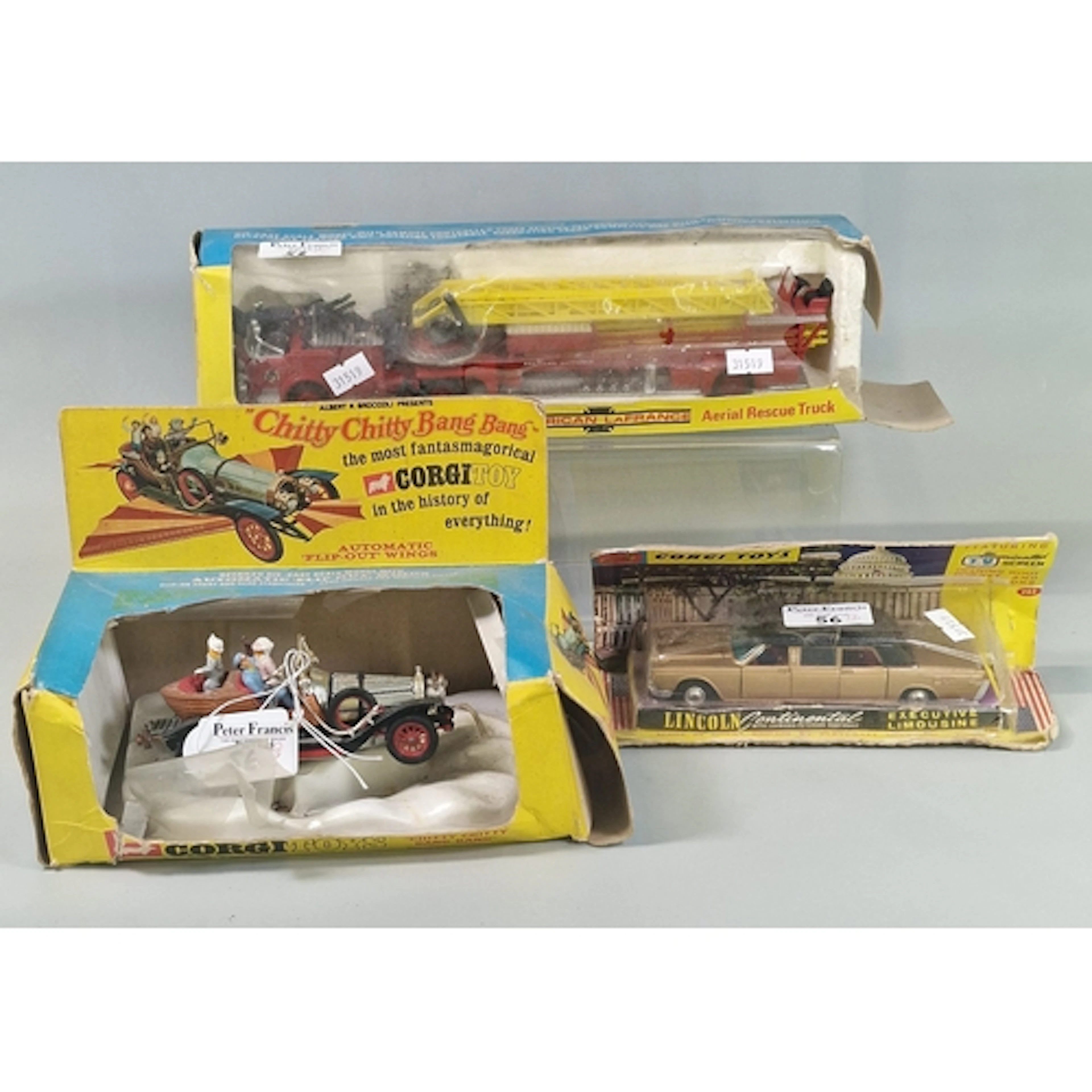 Collection of Corgi Toys to include: Lincoln continental Exe...