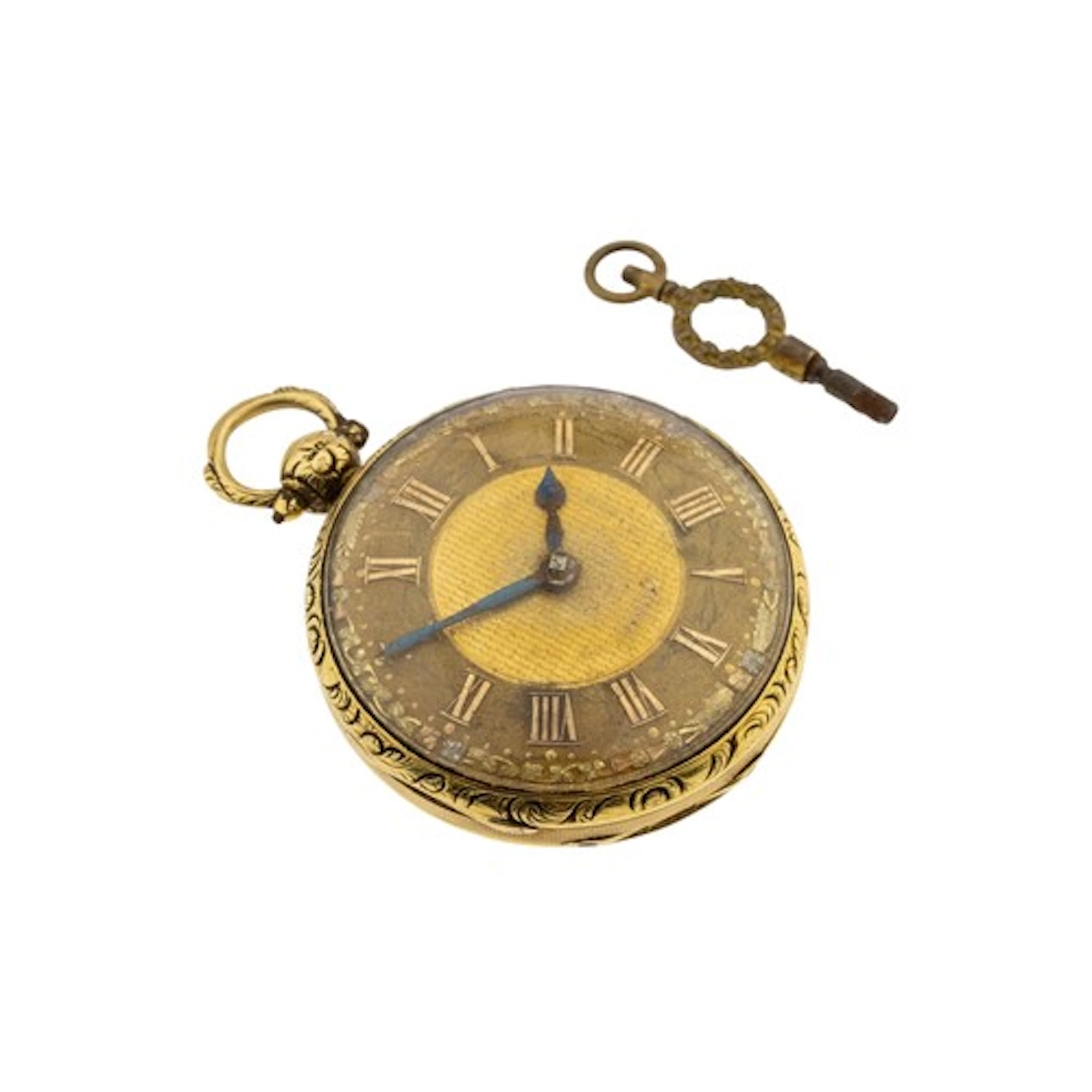 AN 18 CT GOLD REGENCY LEVER WATCH, signed John Cross, Charte...