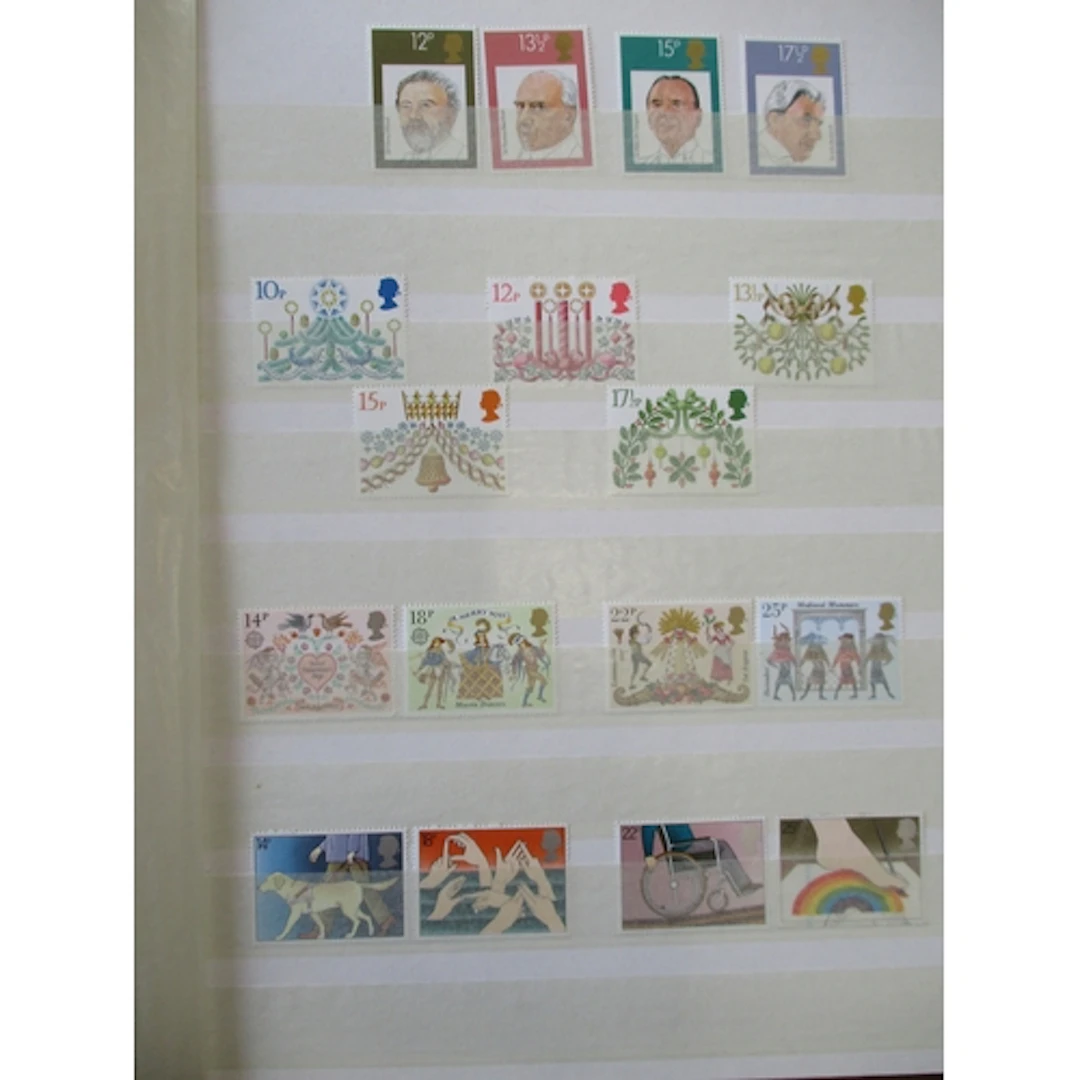 Commem decimal range in 3 vols and loose, incl UM from 1980-...