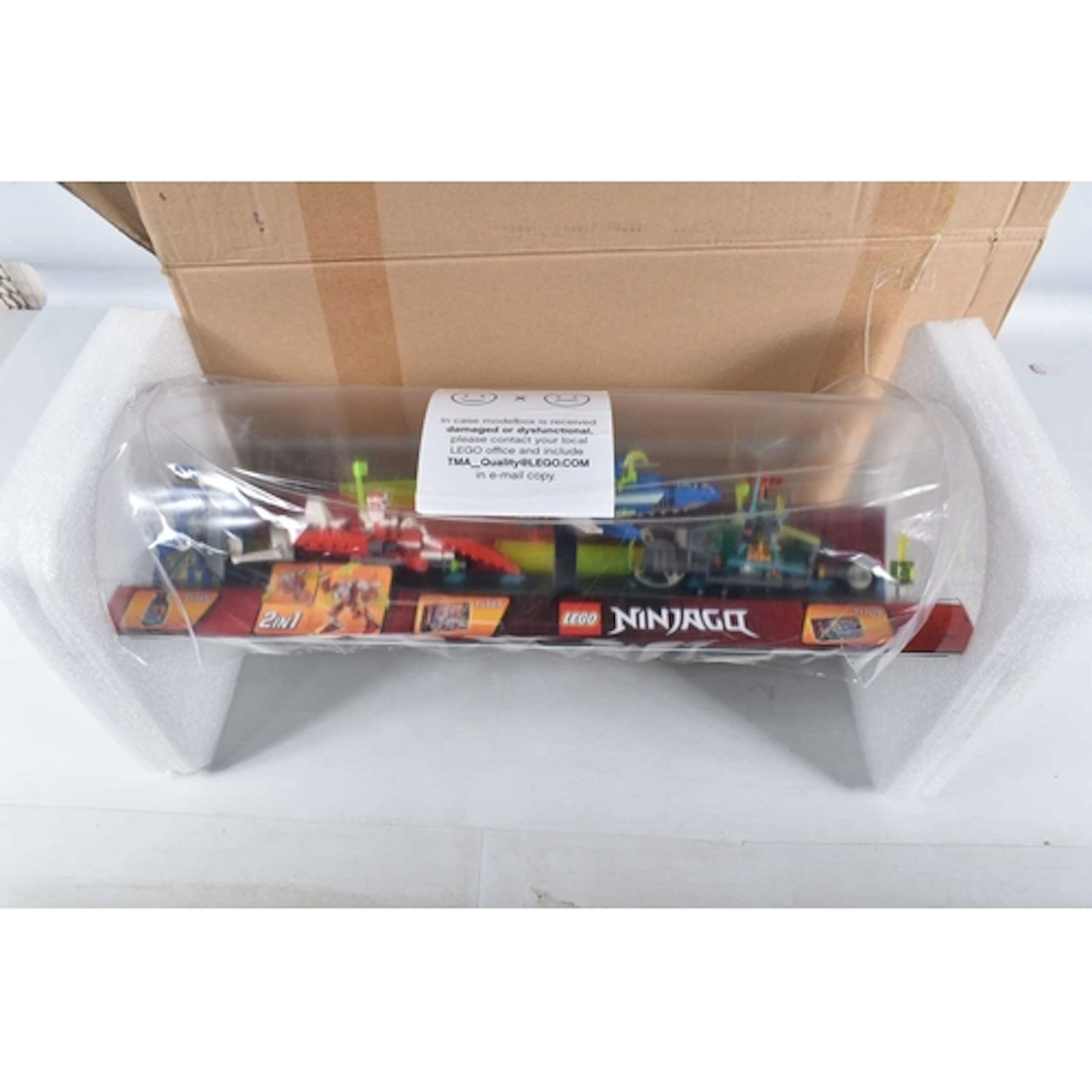 A BOXED SEALED LEGO NINJAGO RETAIL DISPLAY SET, comprising a...