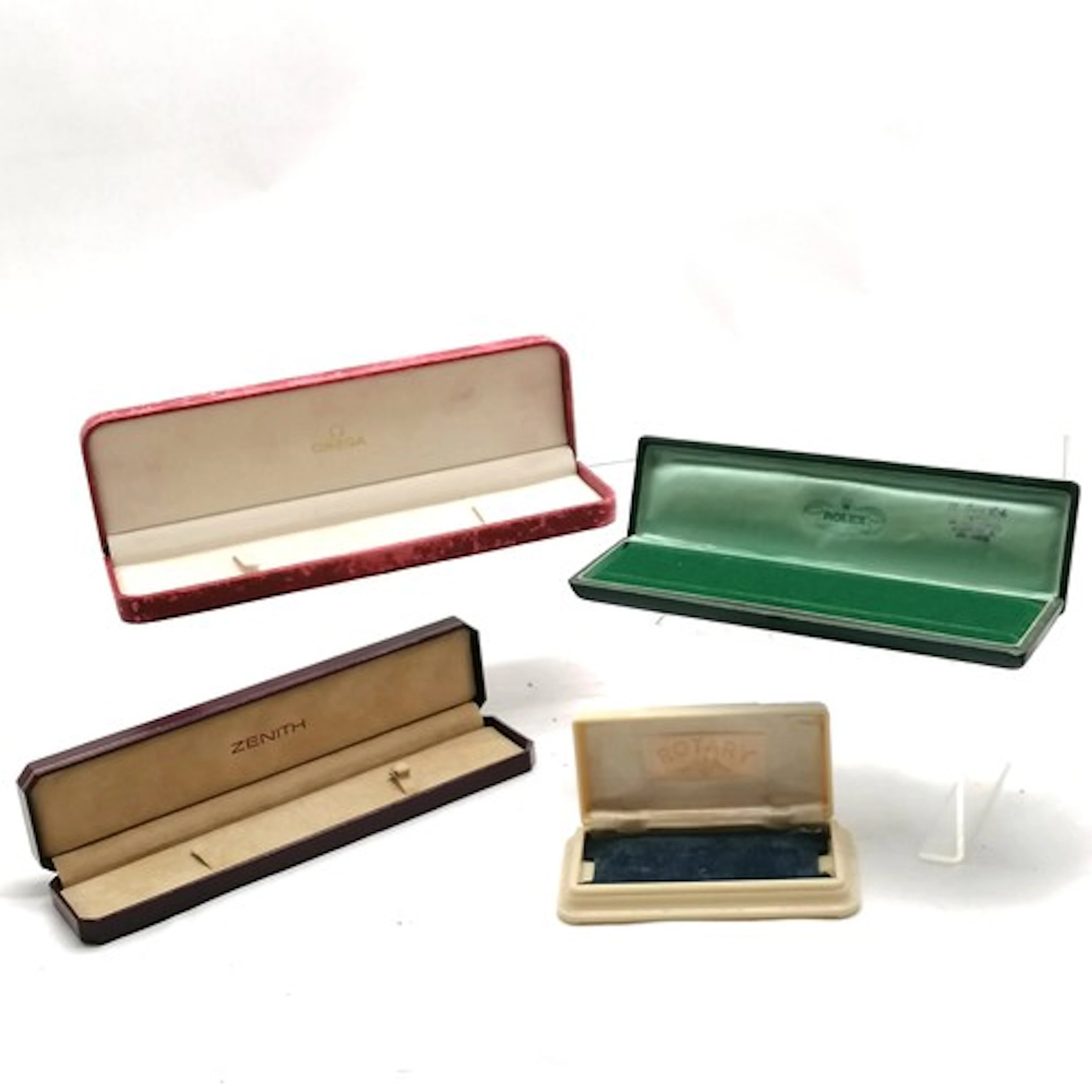 4 x EMPTY retail watch boxes - Rolex (22cm long x 6cm x 2.5c...