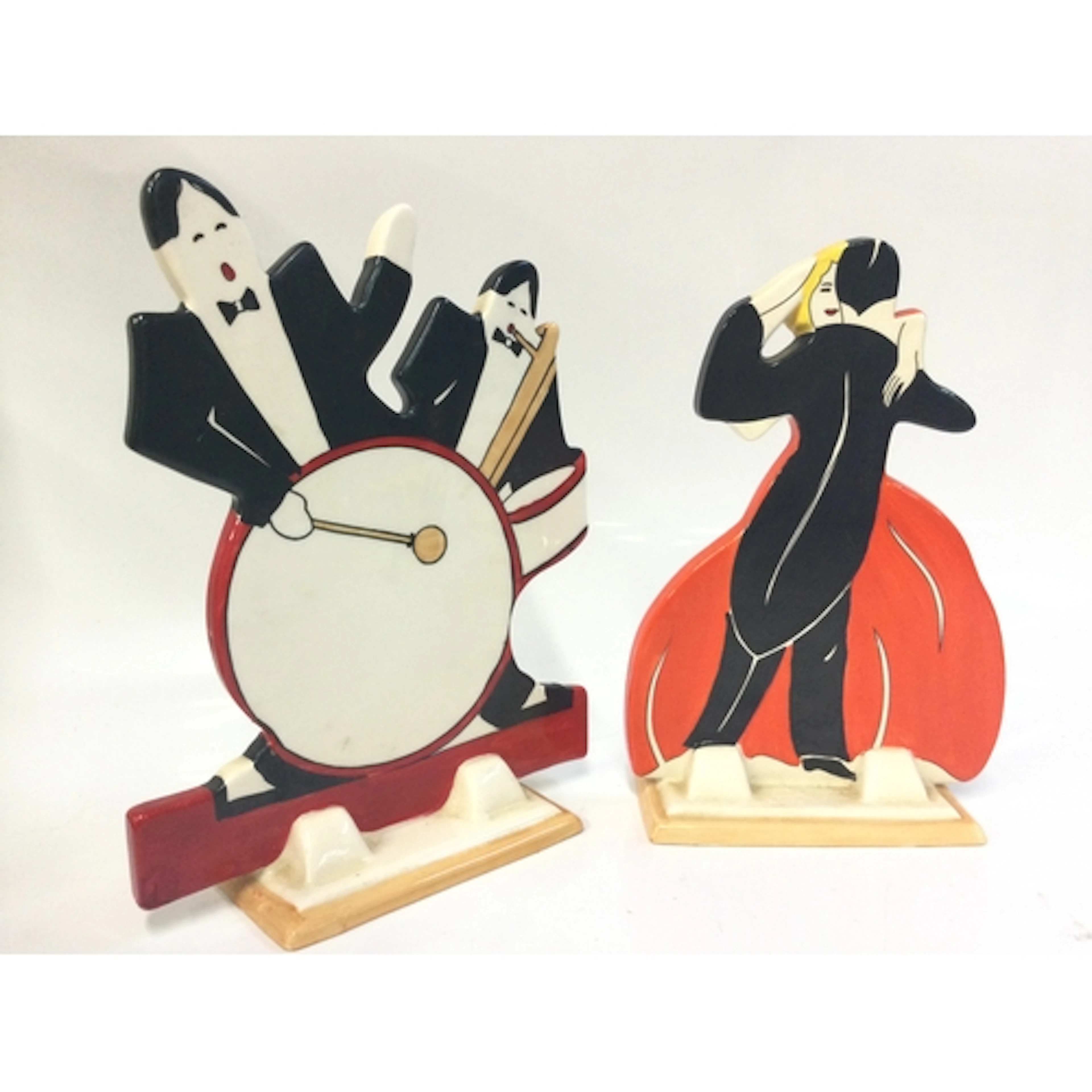 Wedgwood reproduction Age of Jazz Clarice Cliff Bizarre porc...