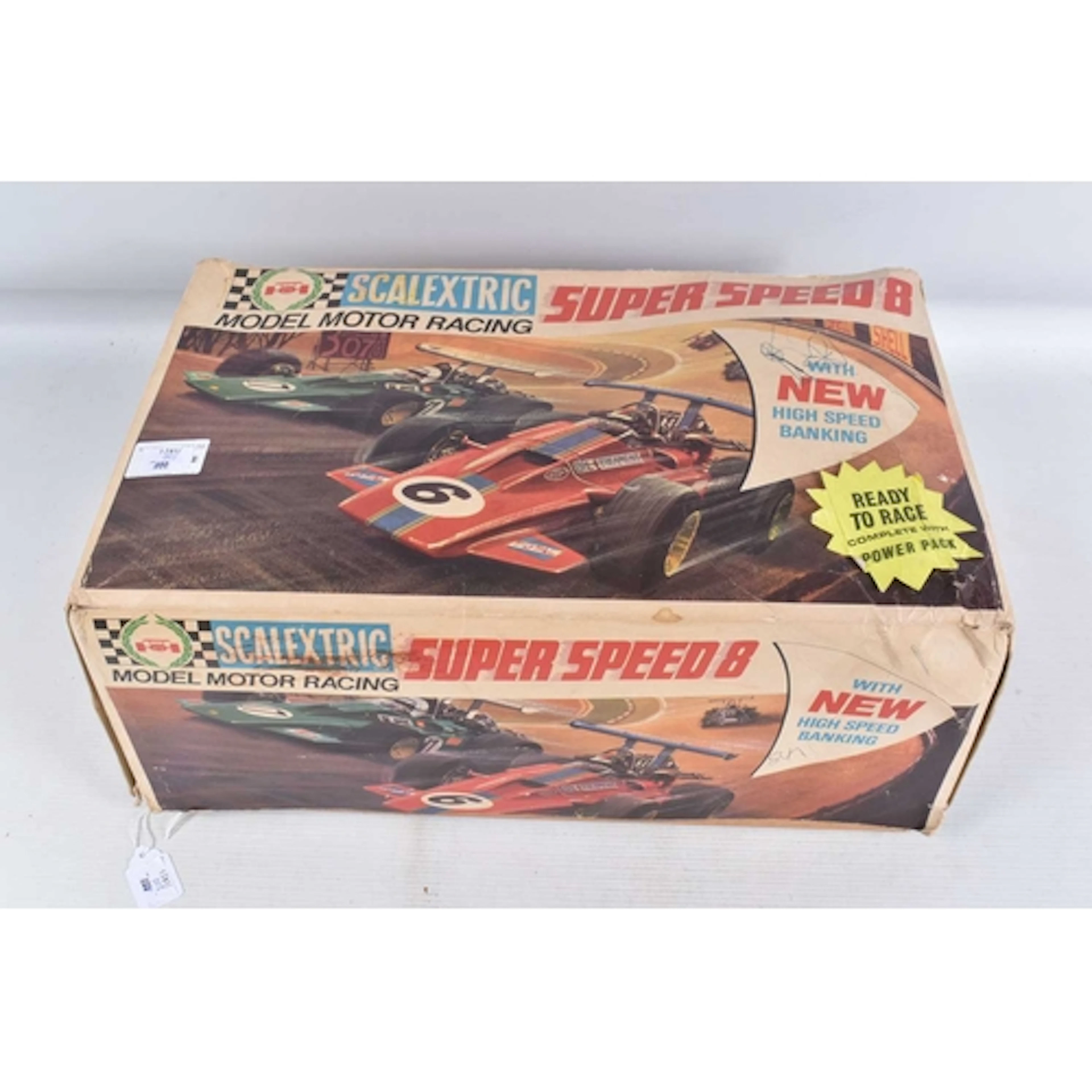 A BOXED SCALEXTRIC SUPER SPEED 8 SET, No.C.554, with one ori...