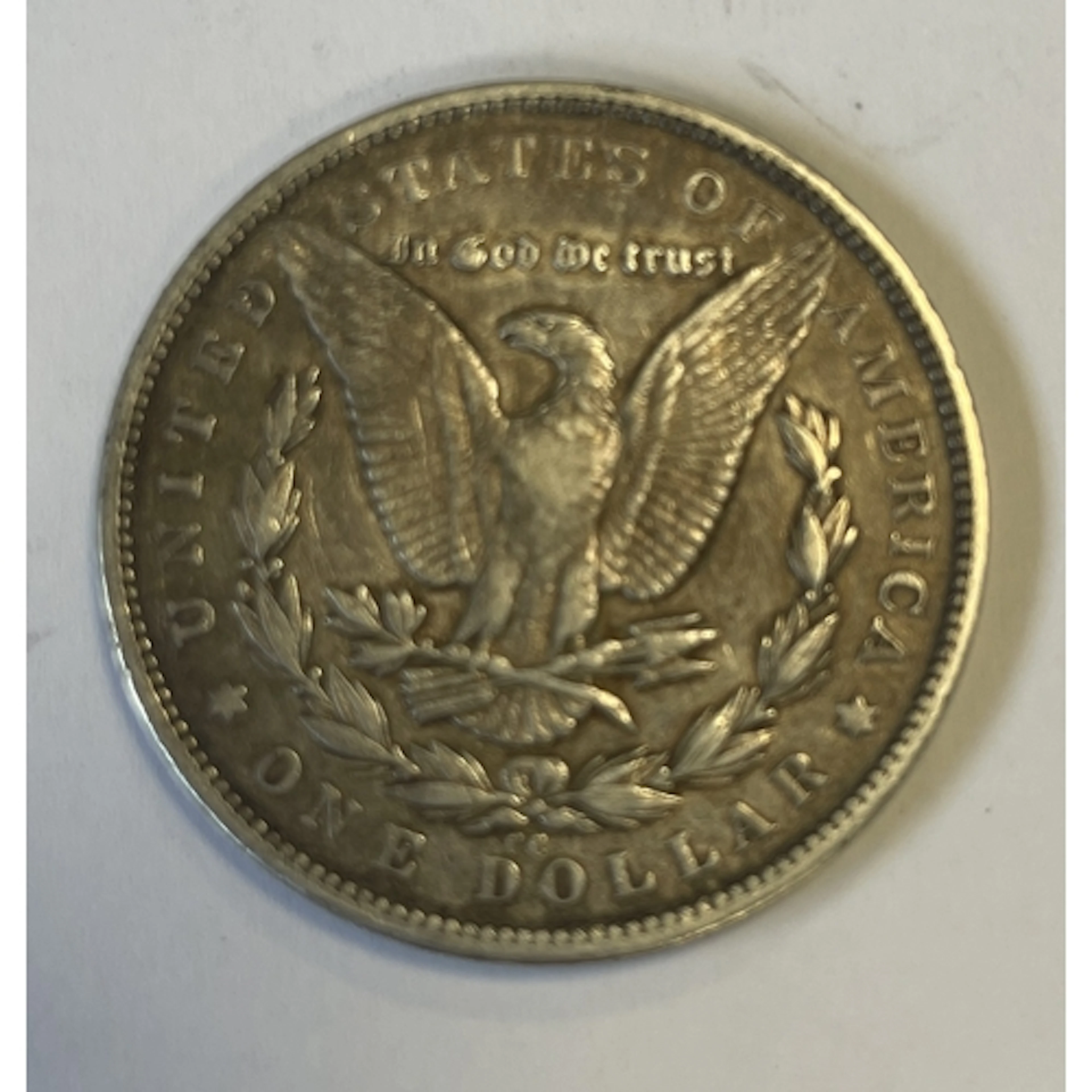 An American 1879 Carson City Dollar coin. Approx. 27 grams. ...