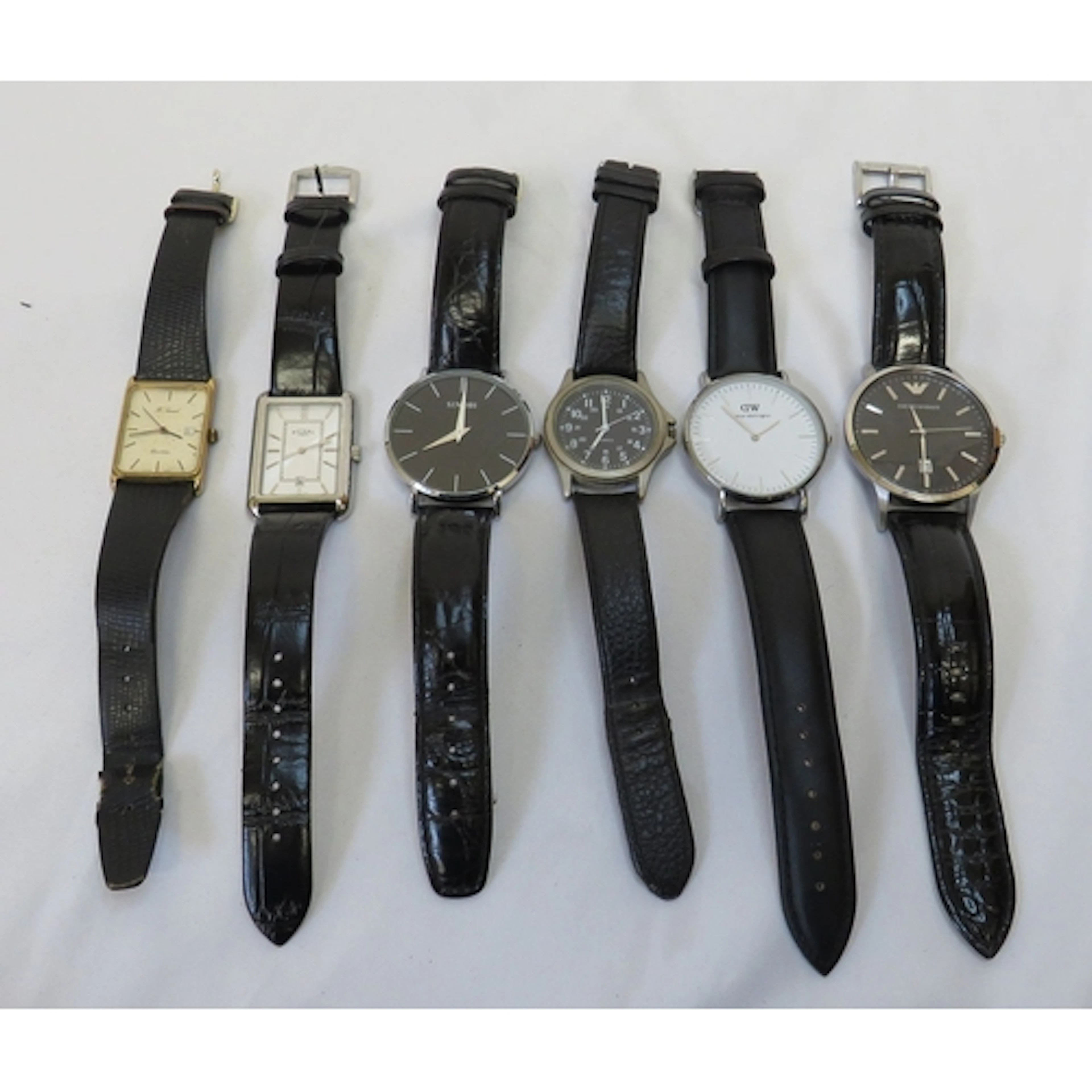 Wrist watches to include Daniel Wellington, Emporio Armani, ...