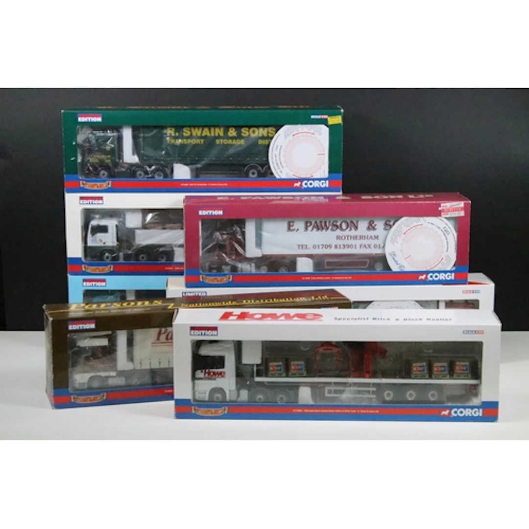 Seven boxed 1/50 ltd edn Corgi Hauliers Of Renown to include...