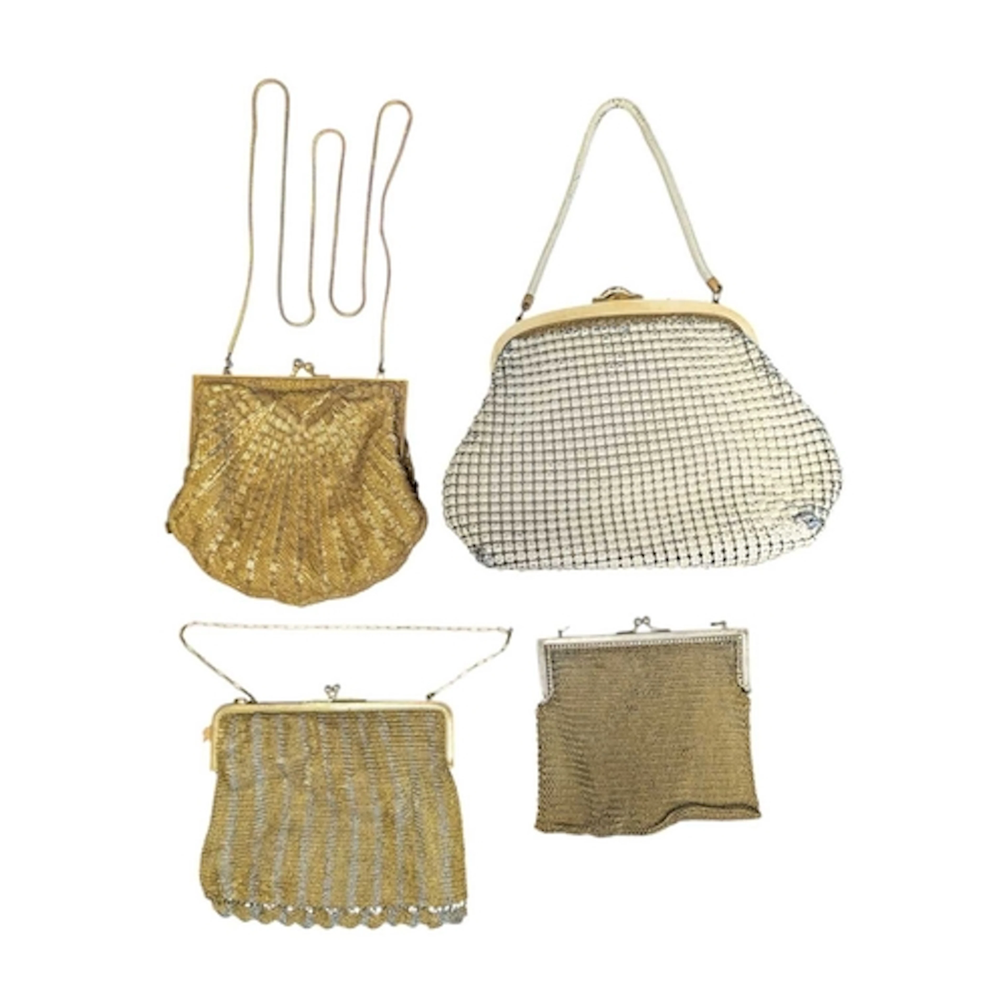Four 20th century vintage ladies evening bags / purses. To i...
