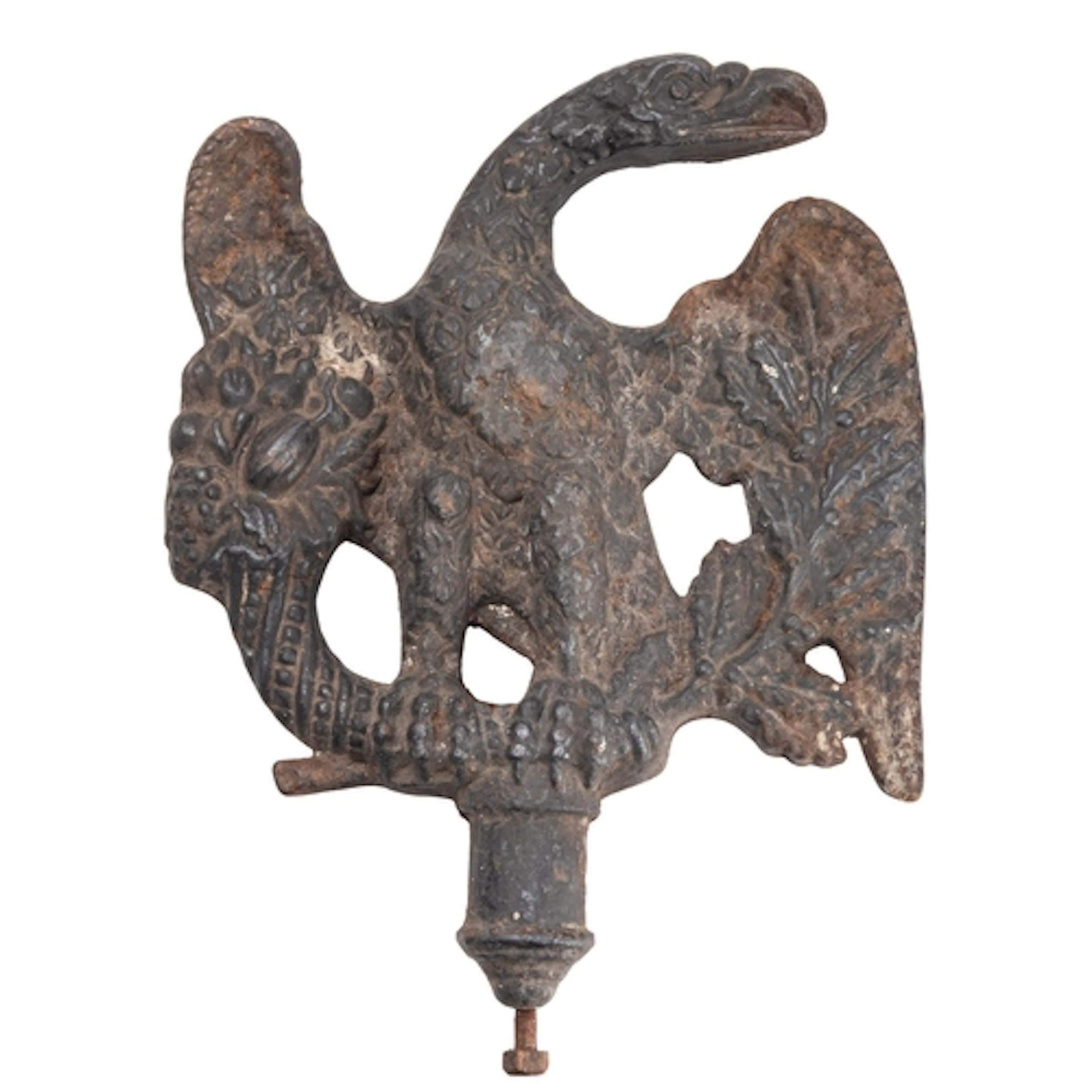 A cast iron Clymer 'Columbian' Press counterweight in the fo...