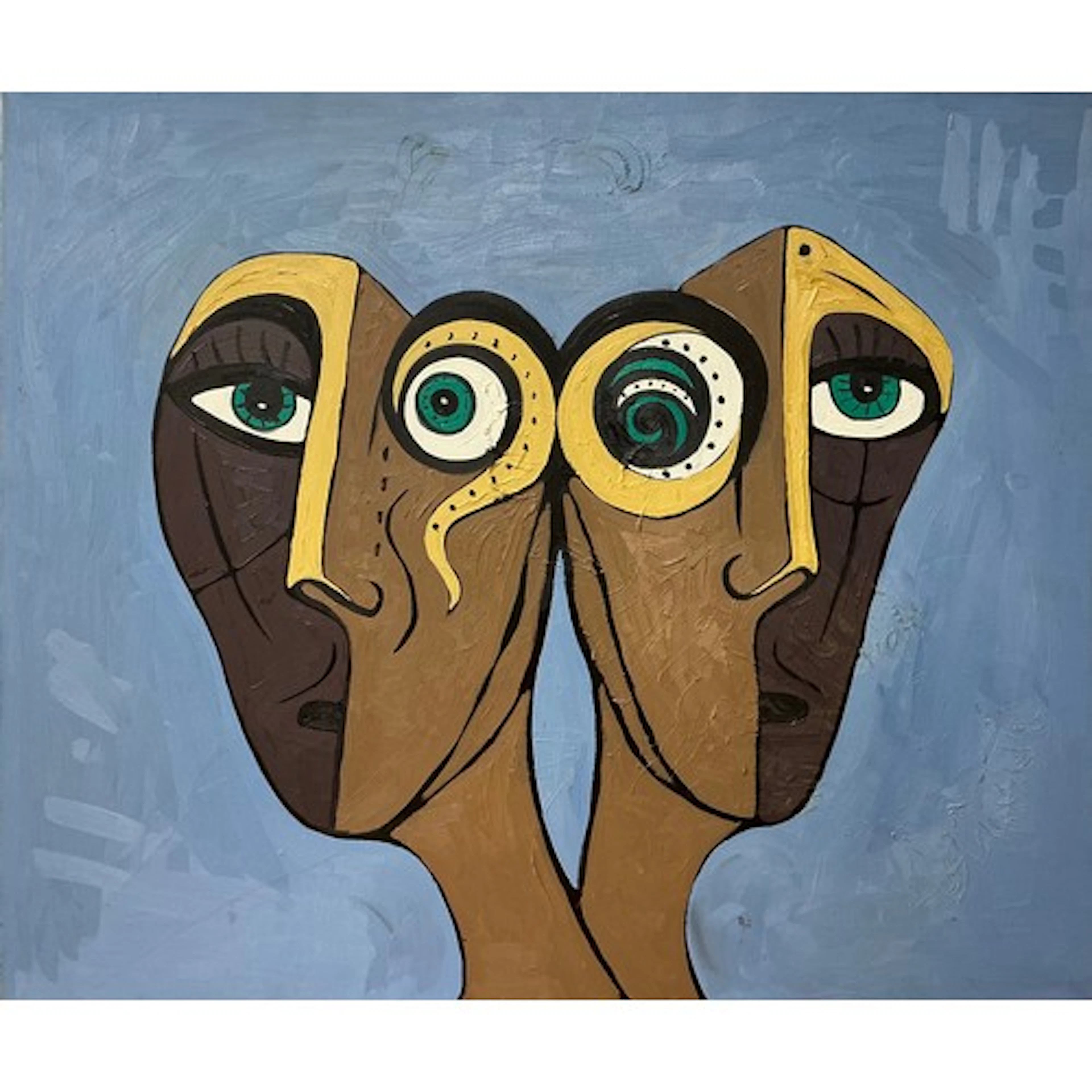 Gina Bold (British modern school) Hermes signed, oil on ca...