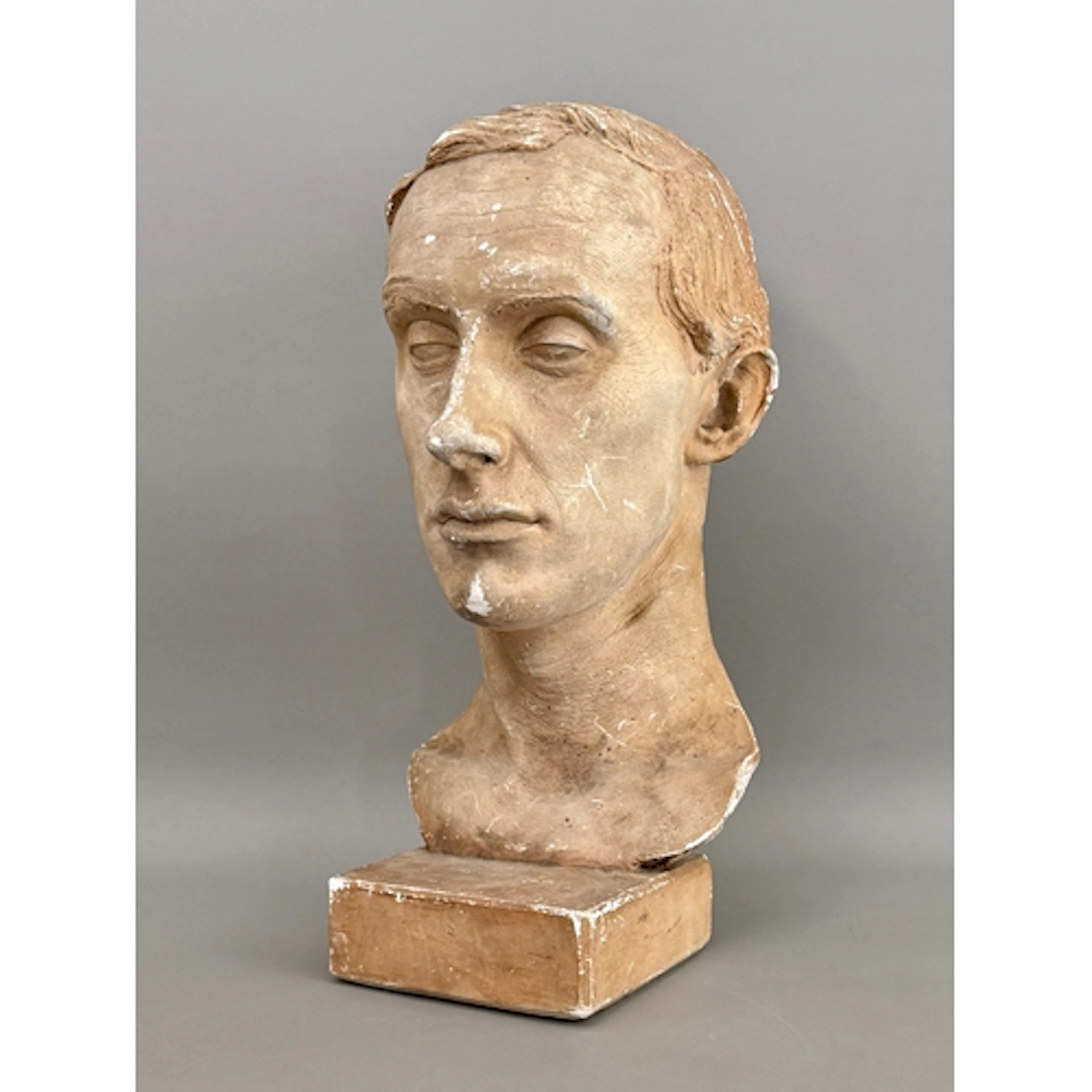 Paul Hamann (German, 1891-1973) - a plaster life mask, belie...
