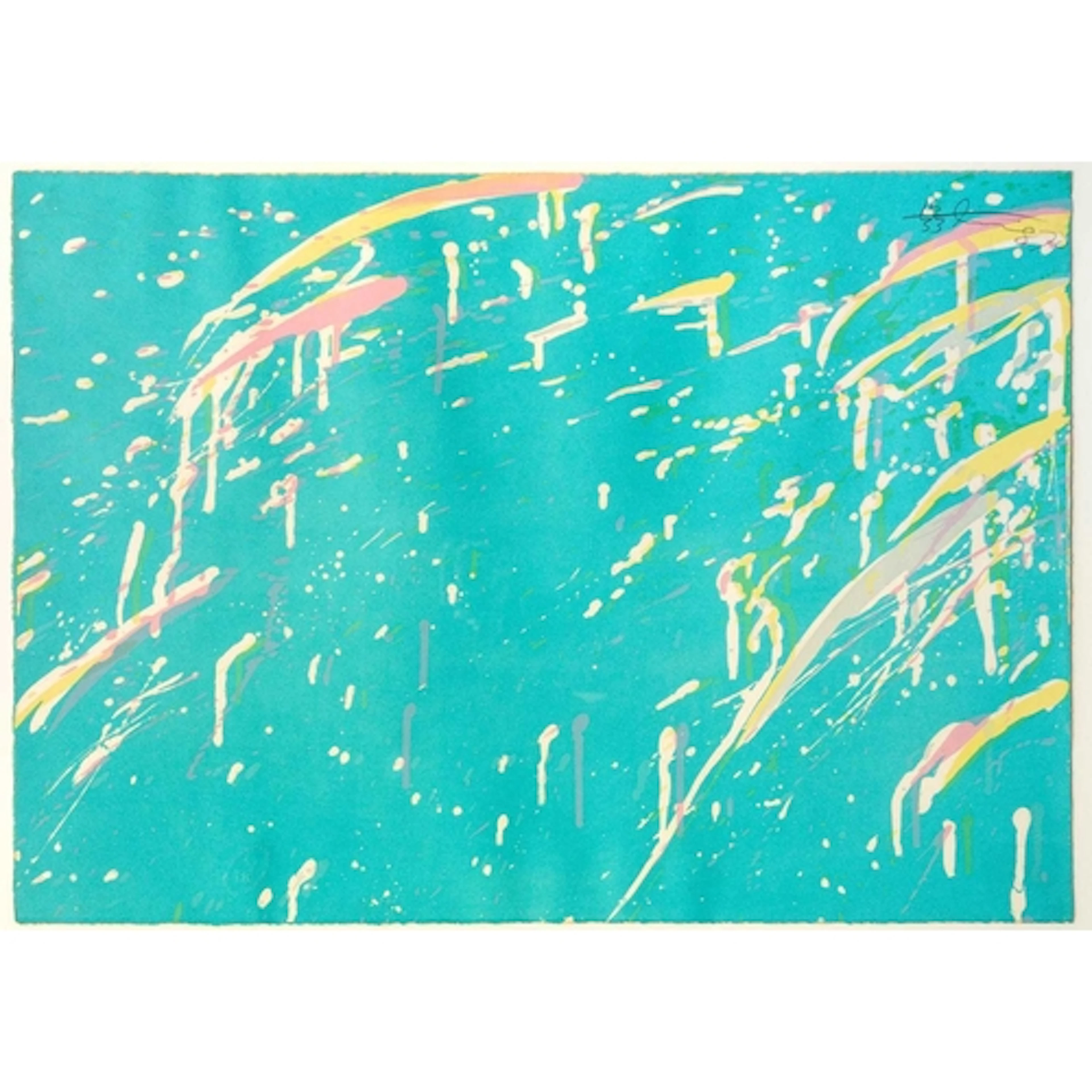 § TING Walasse (1929-2010) Spring Snow (1987) Lithograph on ...