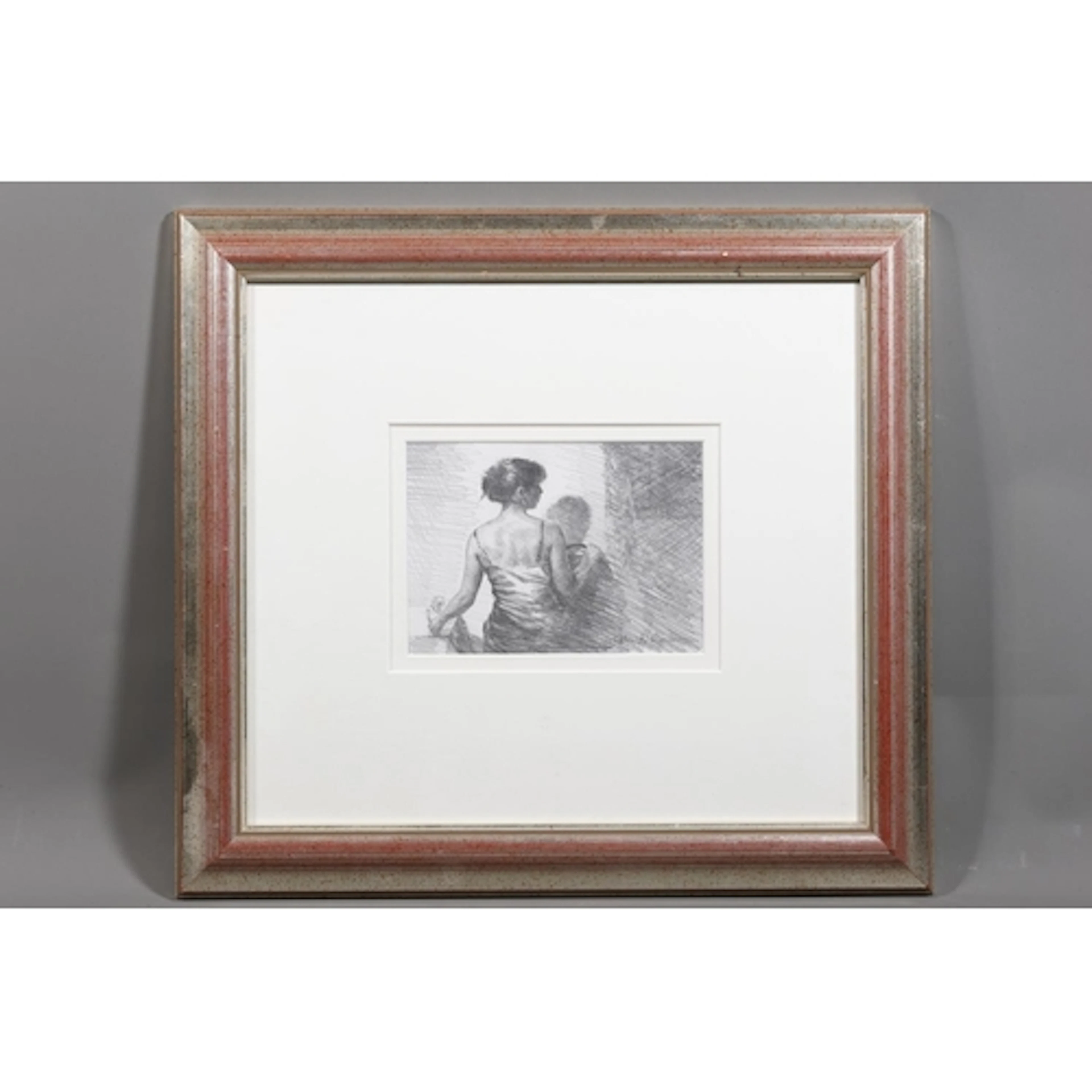 HELEN B RUNCIMAN (Scottish), Expectation Study, pencil drawi...