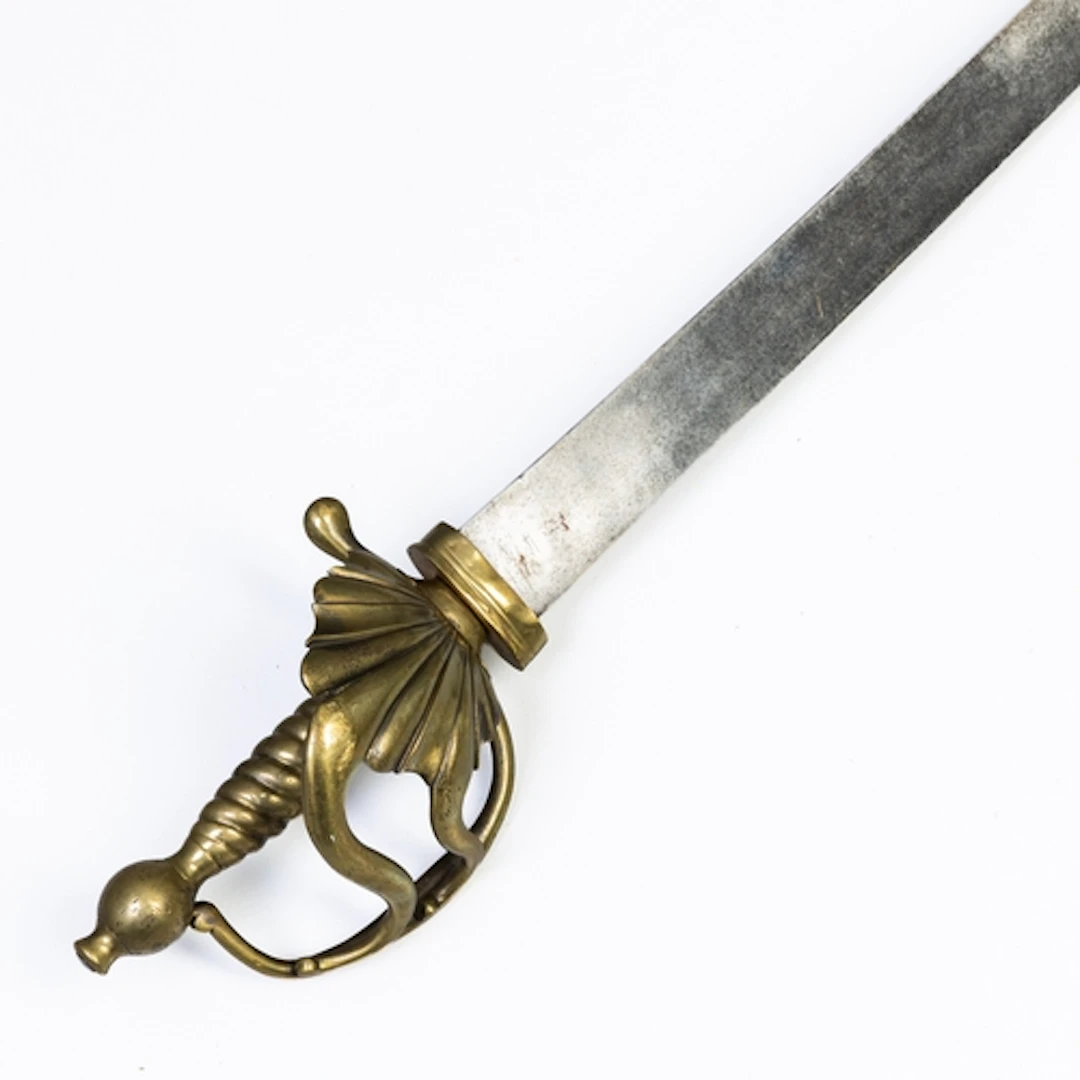 FRENCH INFANTRY SWORD. French infantry sword, 69cm straight ...