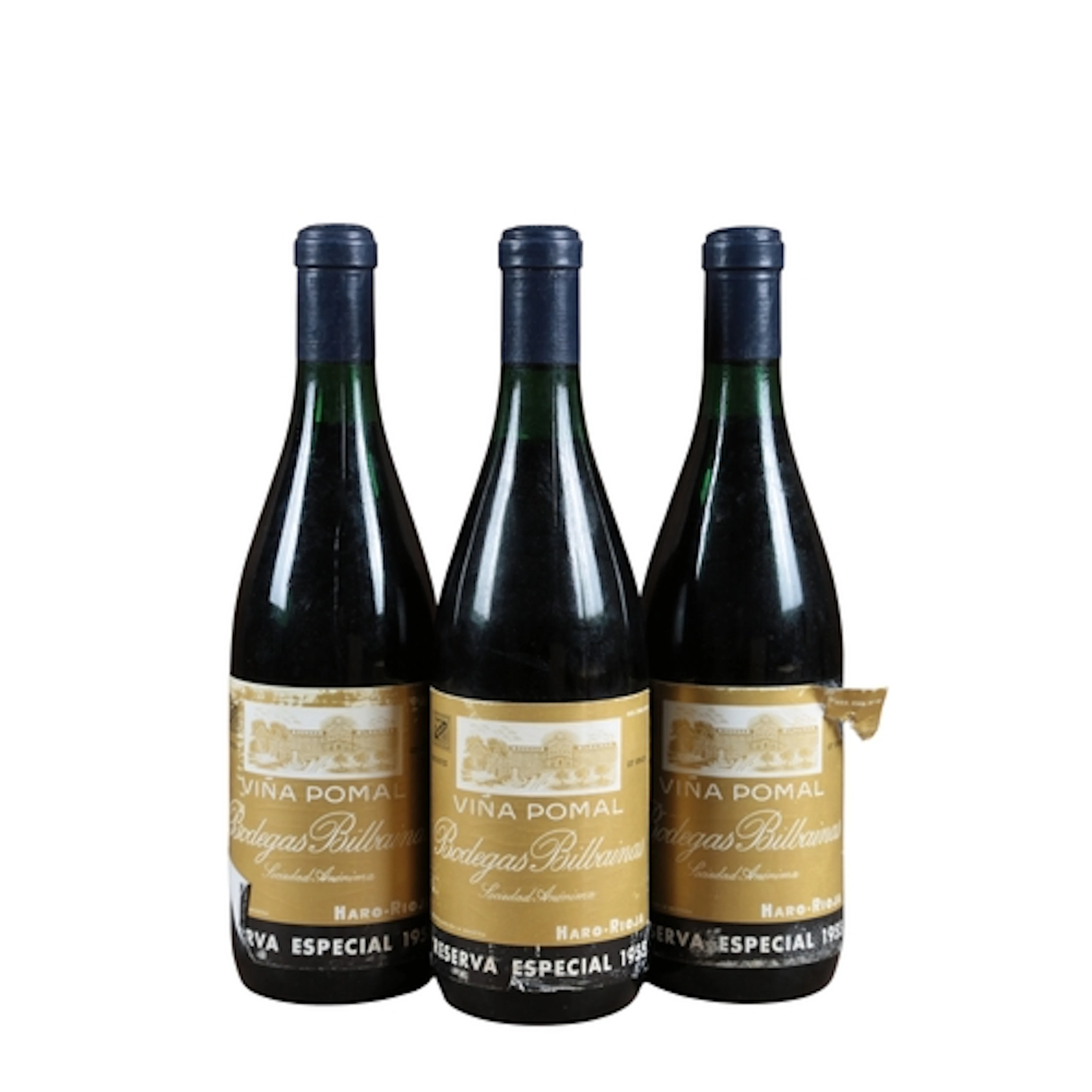 1955 Bodegas Bilbainas Vina Pomal, Reserva Especial. (3) BOD...