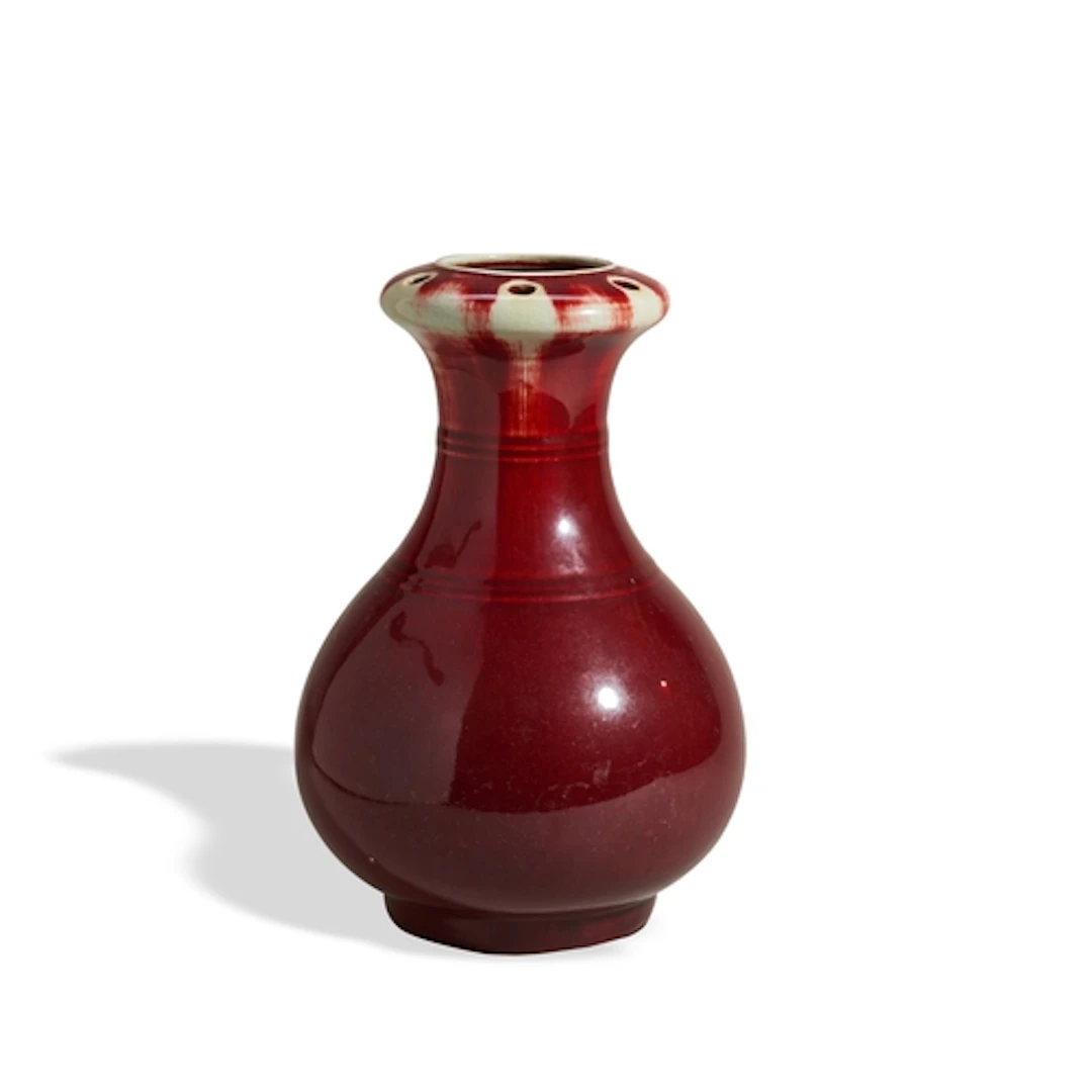 A SANG-DE-BOEUF BALUSTER VASE QING DYNASTY, 18TH / 19TH CENT...