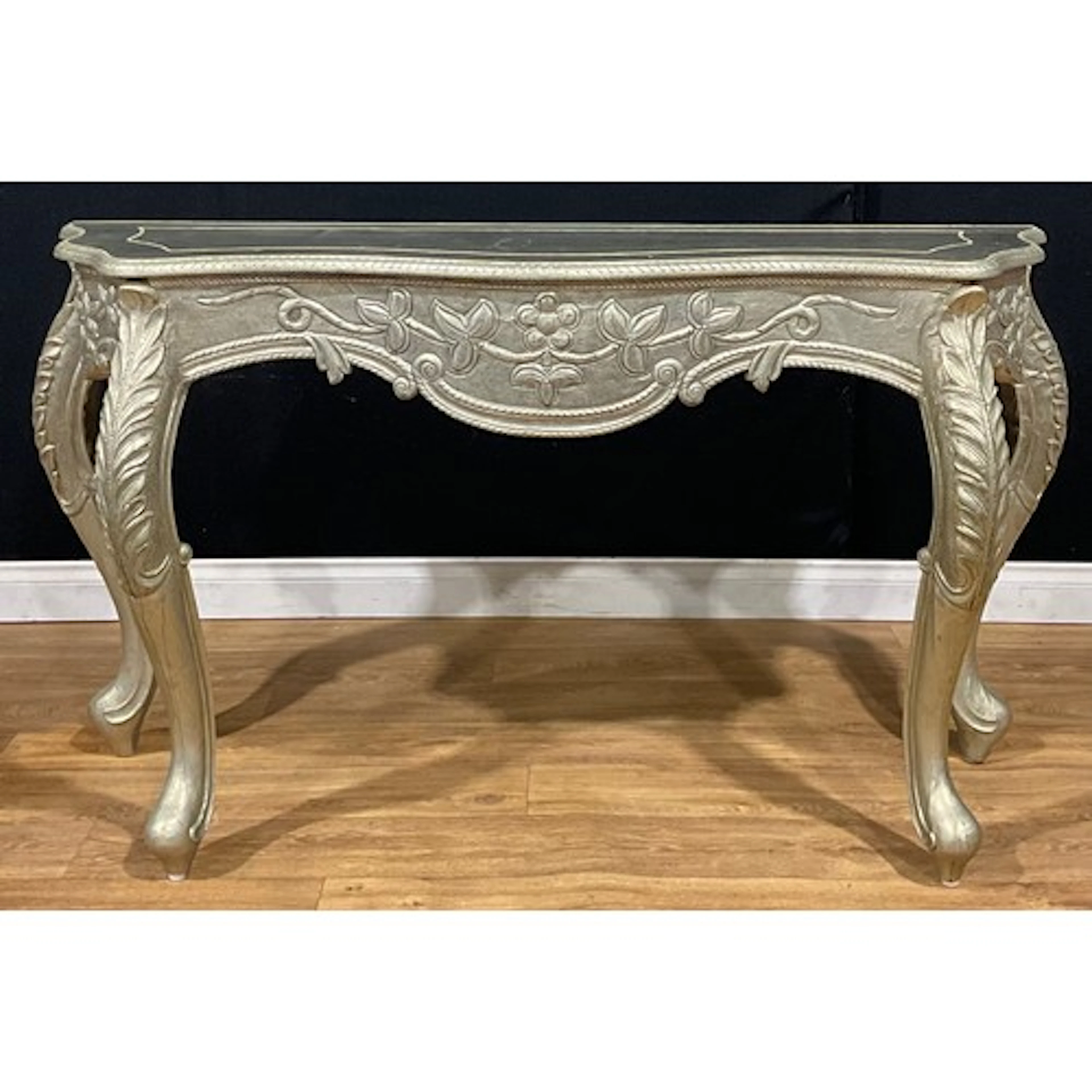 Interior Design - a Baroque design silvered serpentine pier ...
