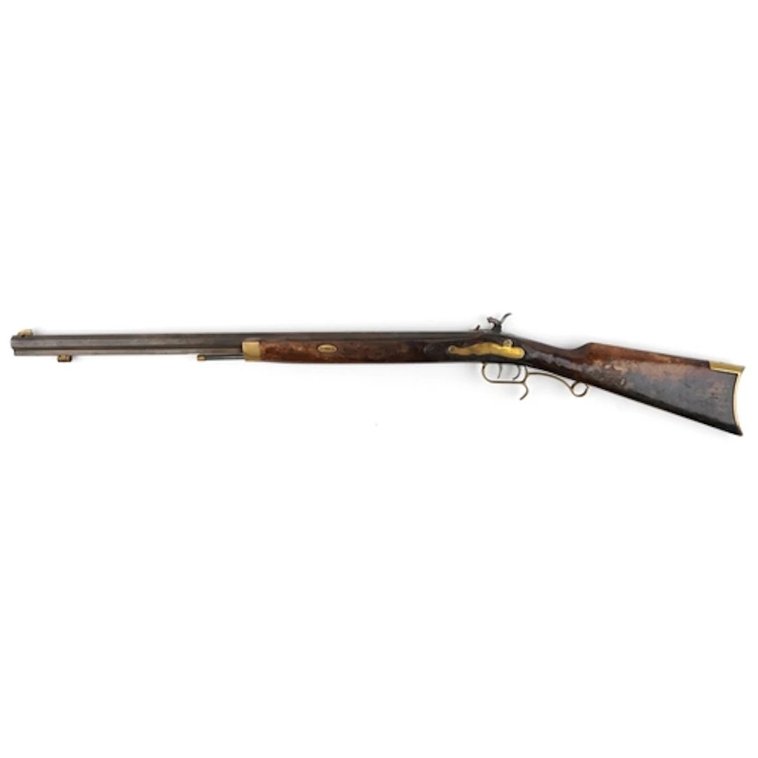 18th/19th century military interest percussion rifle, 110cm ...