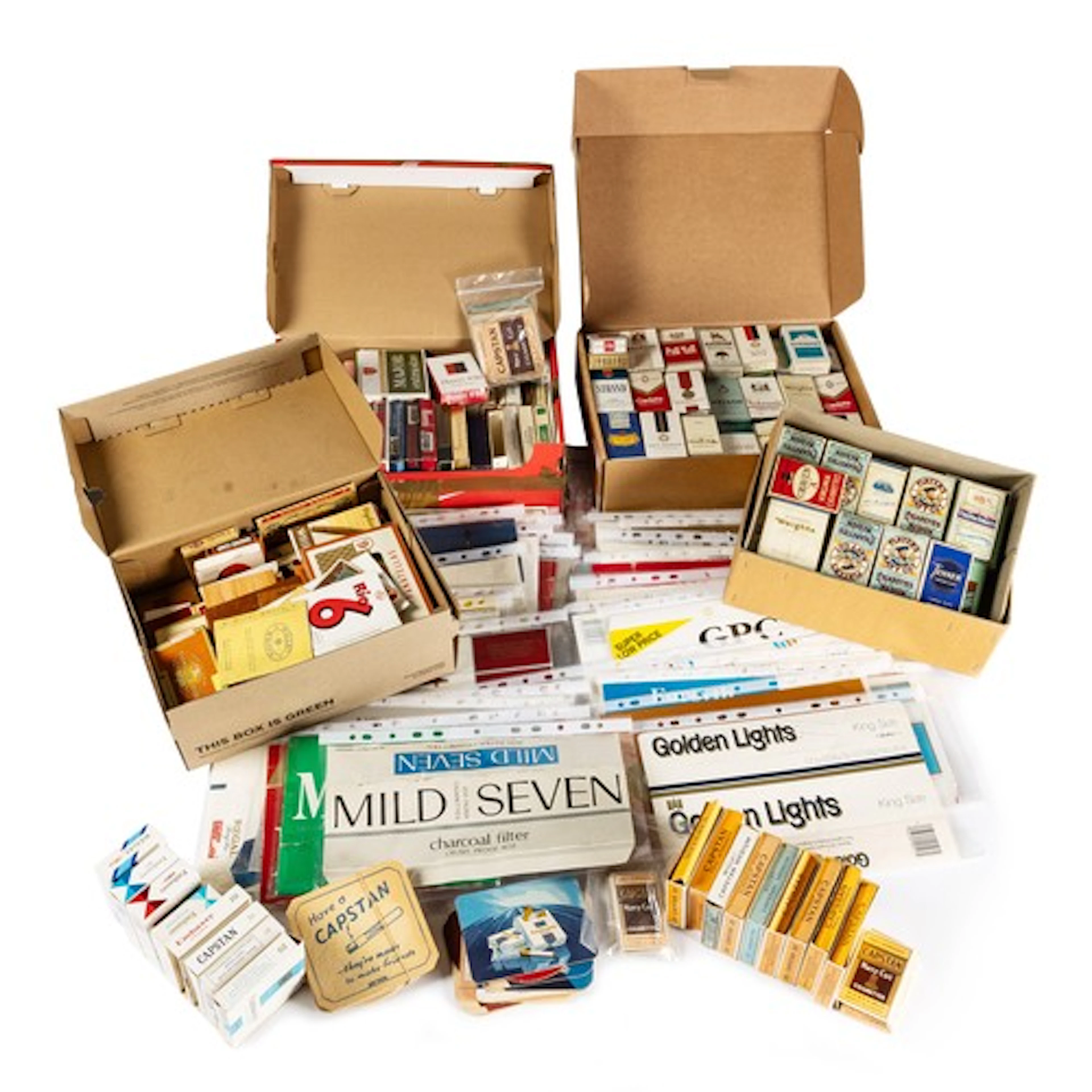 Quantity of Cigarette and Cigar Packets in 10s and 20s to in...