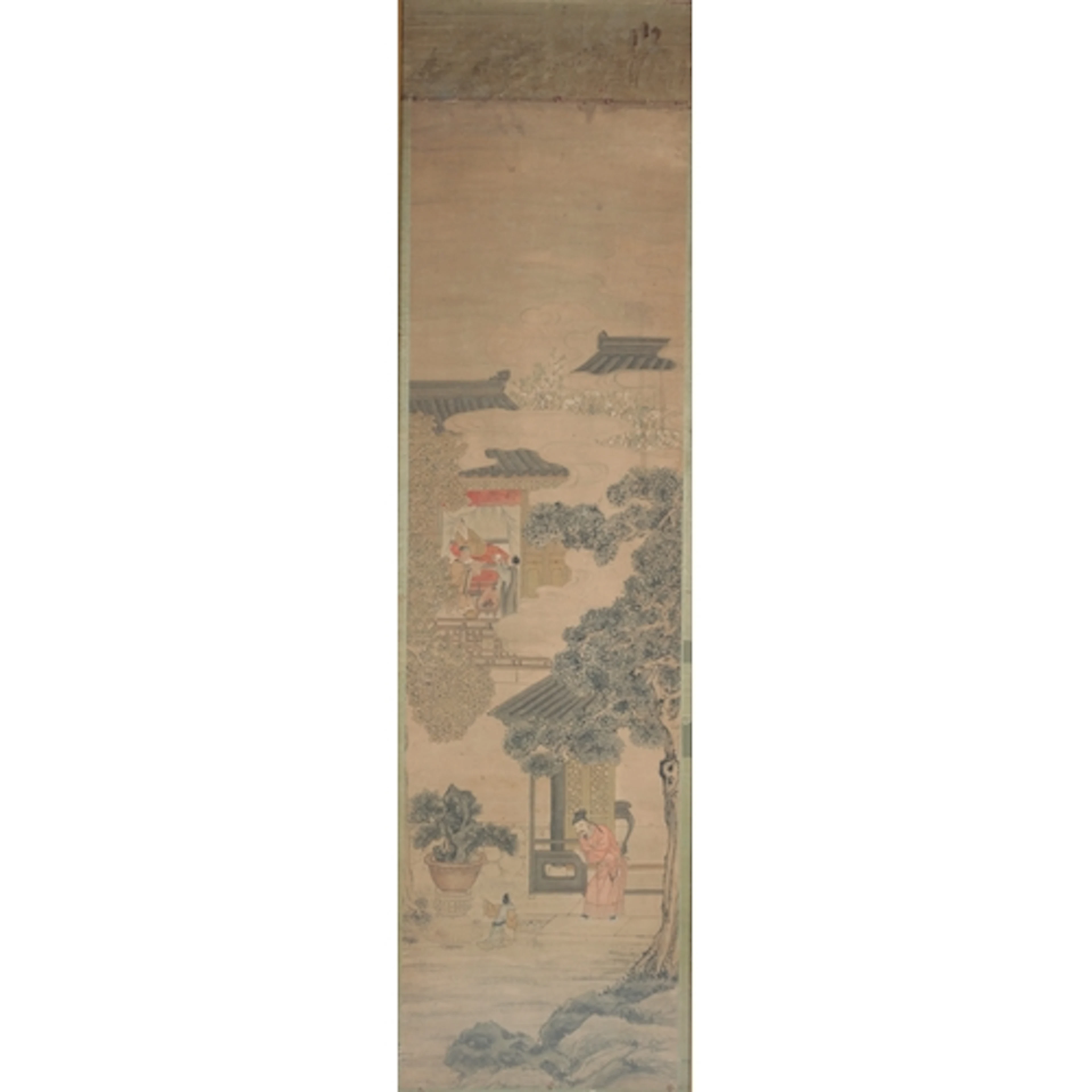 Chinese school (early 19th century) Mother and baby and oth...