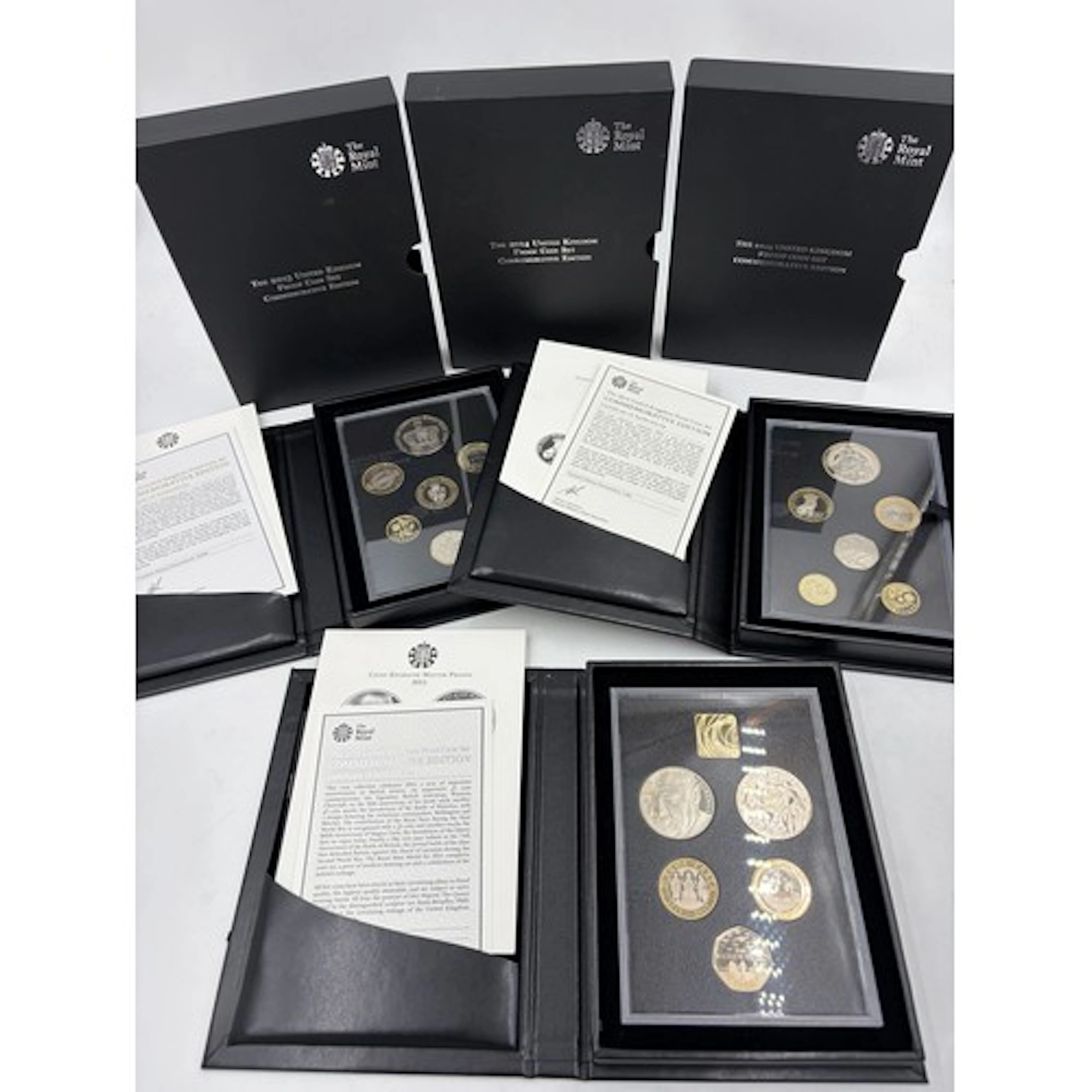 2013, 2014 and 2015 United Kingdom Chief Engraver master pro...