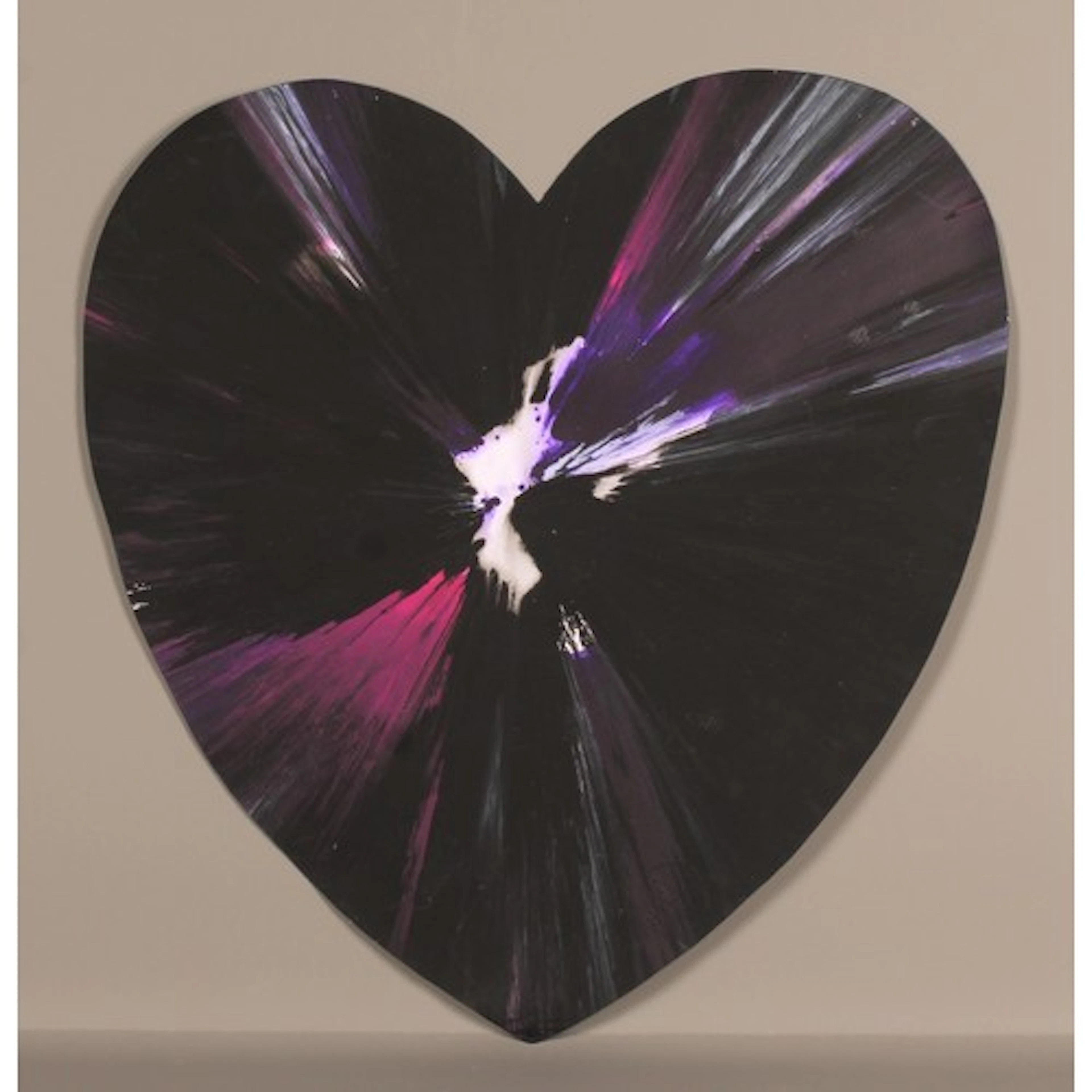 Damien Hirst (Bn. 1965) Spin, Heart, Black and Purple From t...