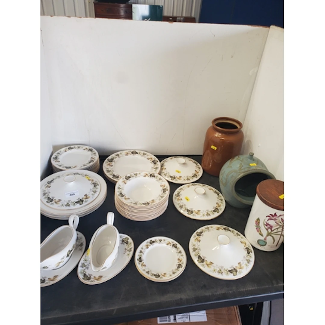 A Royal Doulton 'Larchmont' part Dinner Service including tw...