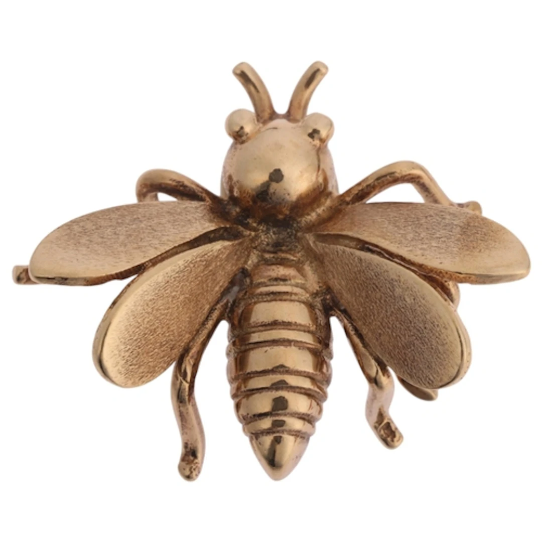 A Vintage 9ct gold bumblebee pendant, wingspan 20.7mm, 2.4g