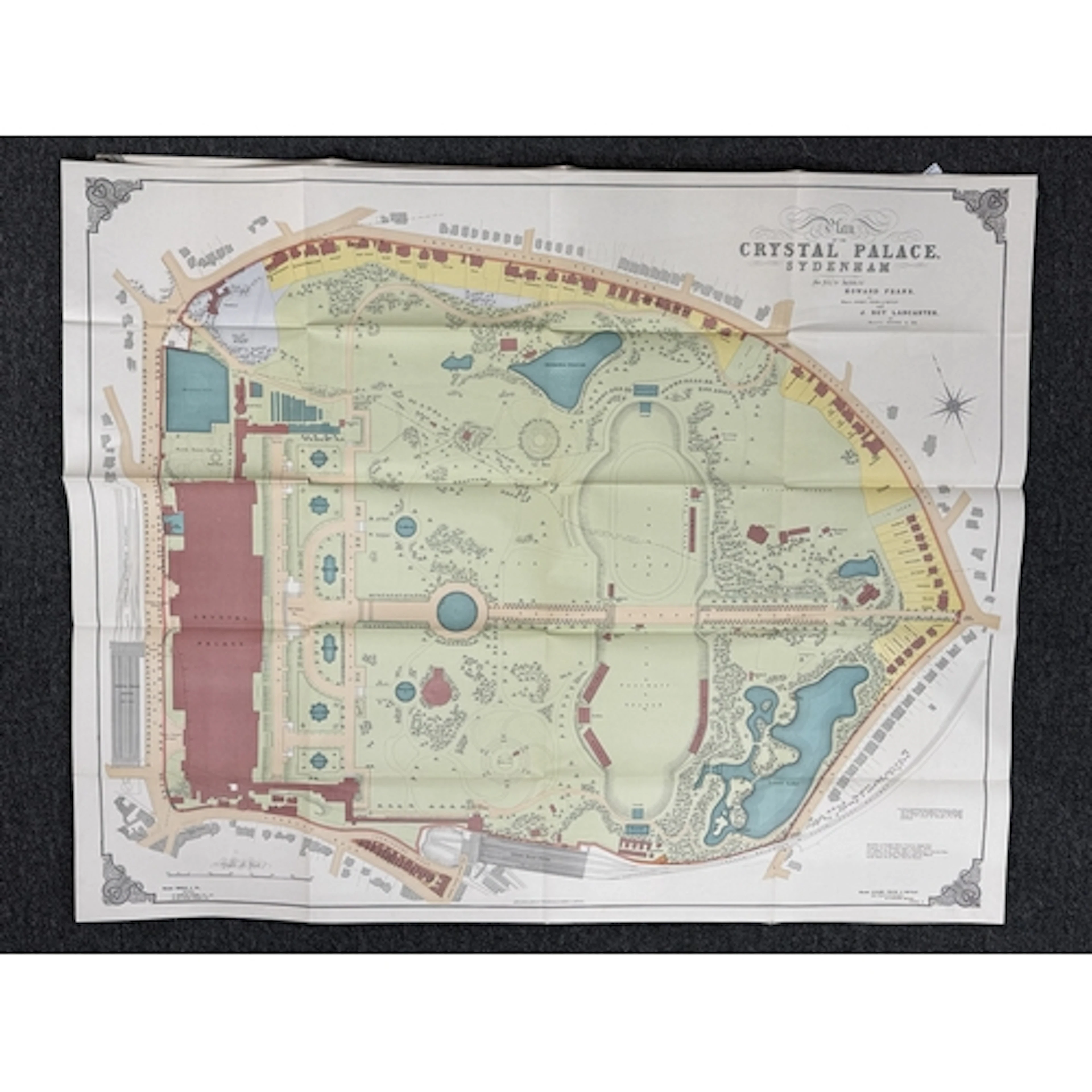 Posters: Sydenham Crystal Palace auction of 1911, two colour...