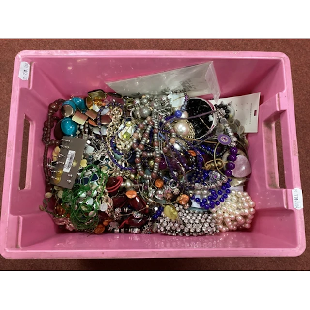 A Quantity of Modern Costume Jewellery :- One Box