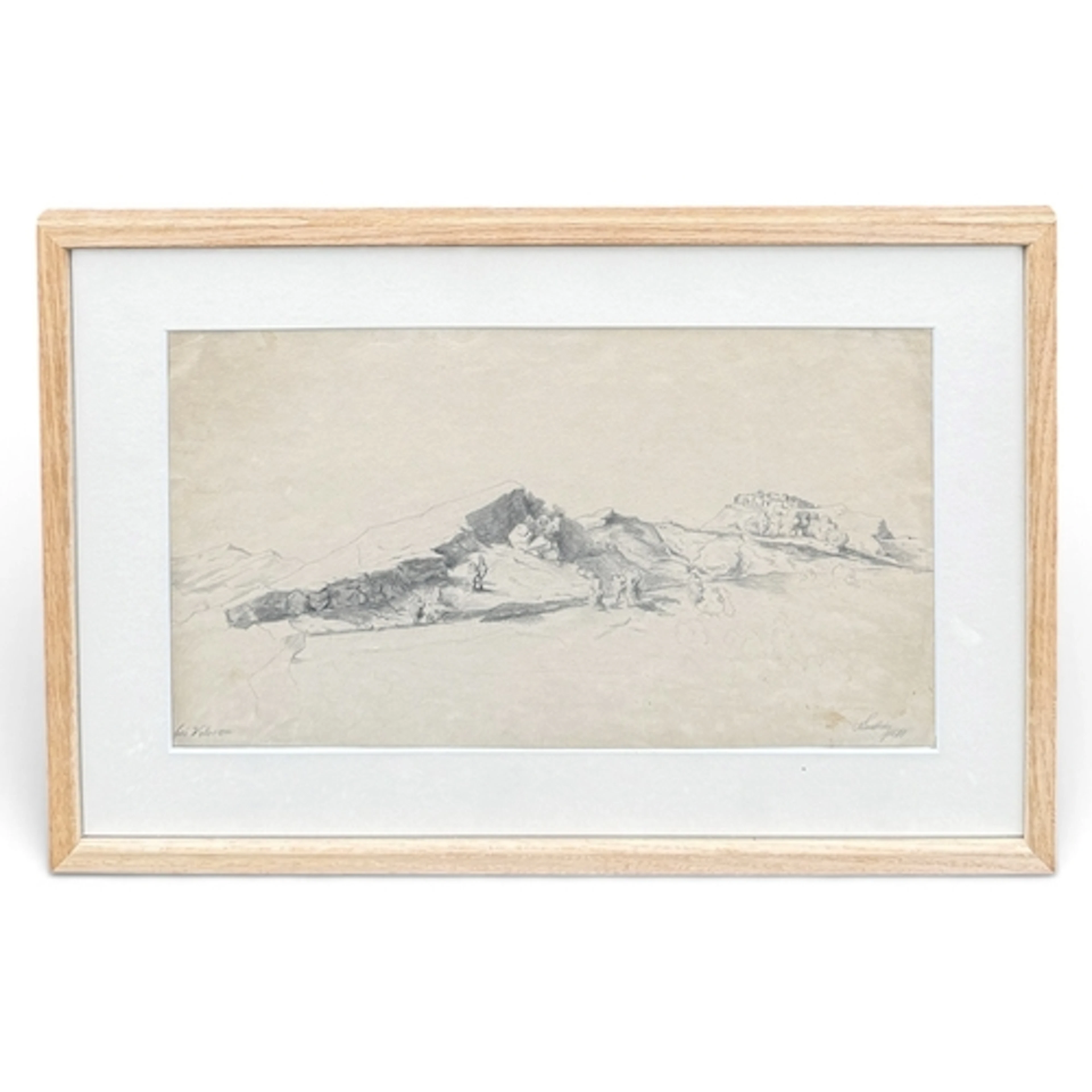 AUGUST SCHAFFER (AUSTRIAN, 1833-1916): 'BEI VOLOSCA' Pencil ...
