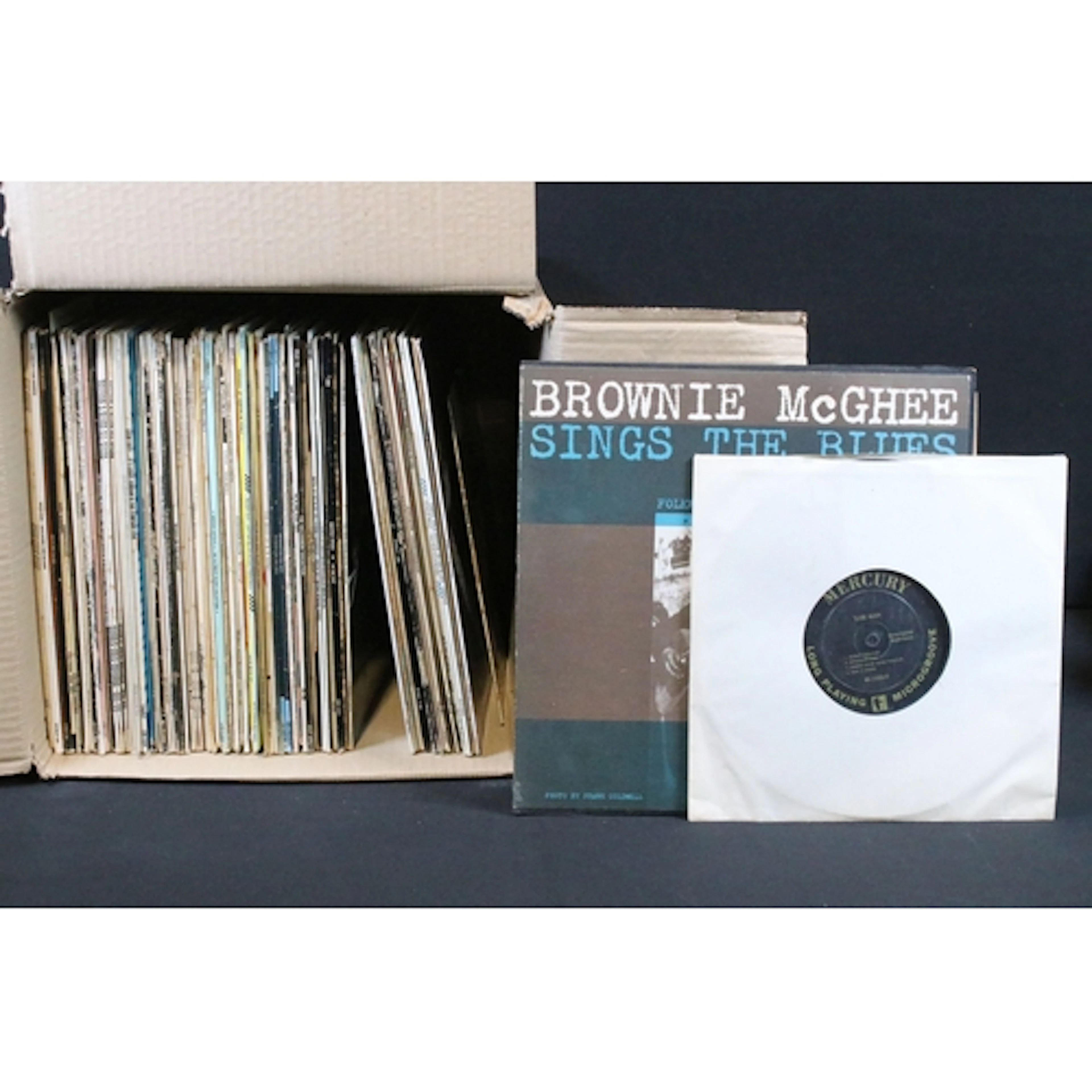 Vinyl - Over 75 Blues / R&B LPs to include Brownie McGhee, J...