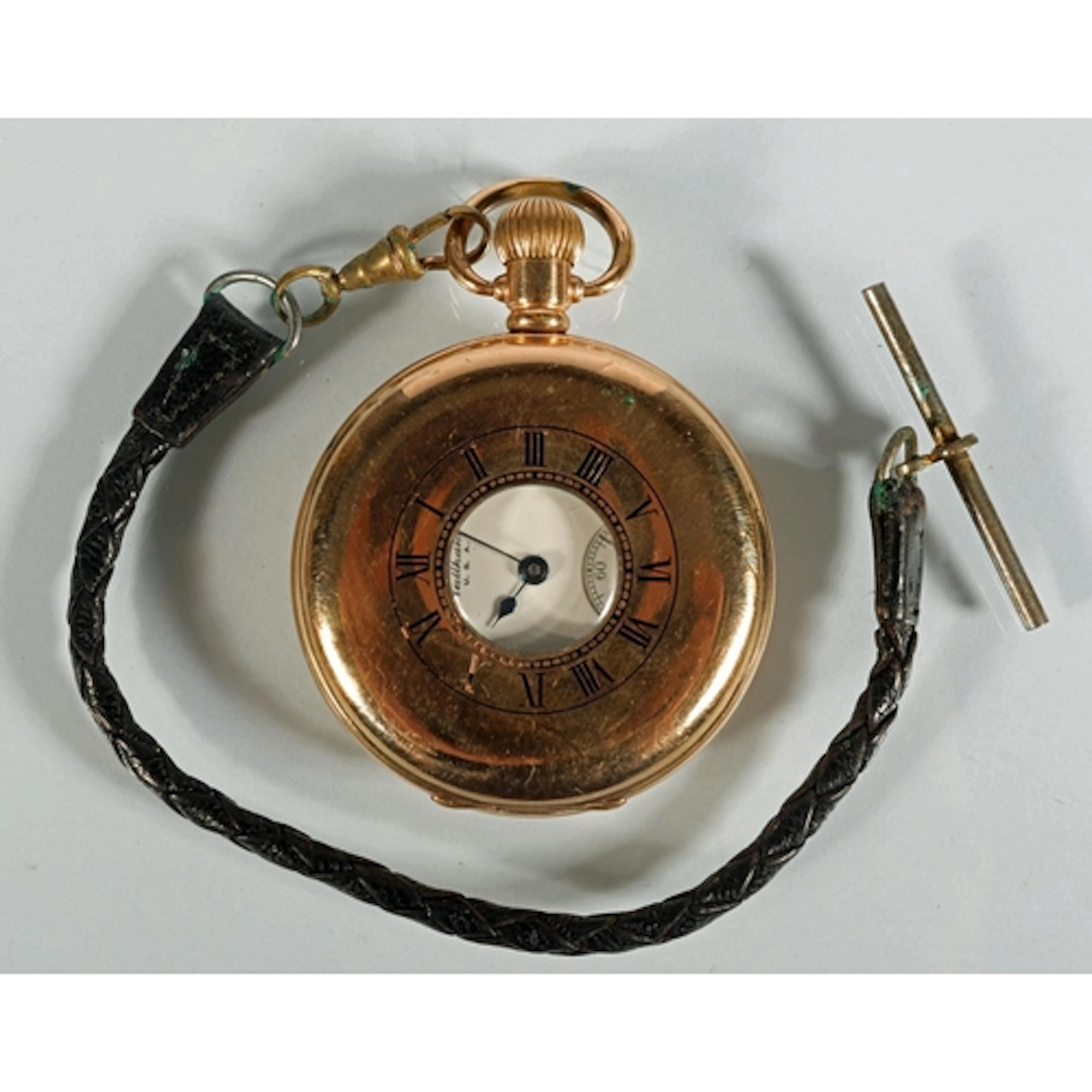 Waltham of the United States of America, a 10ct gold plated ...