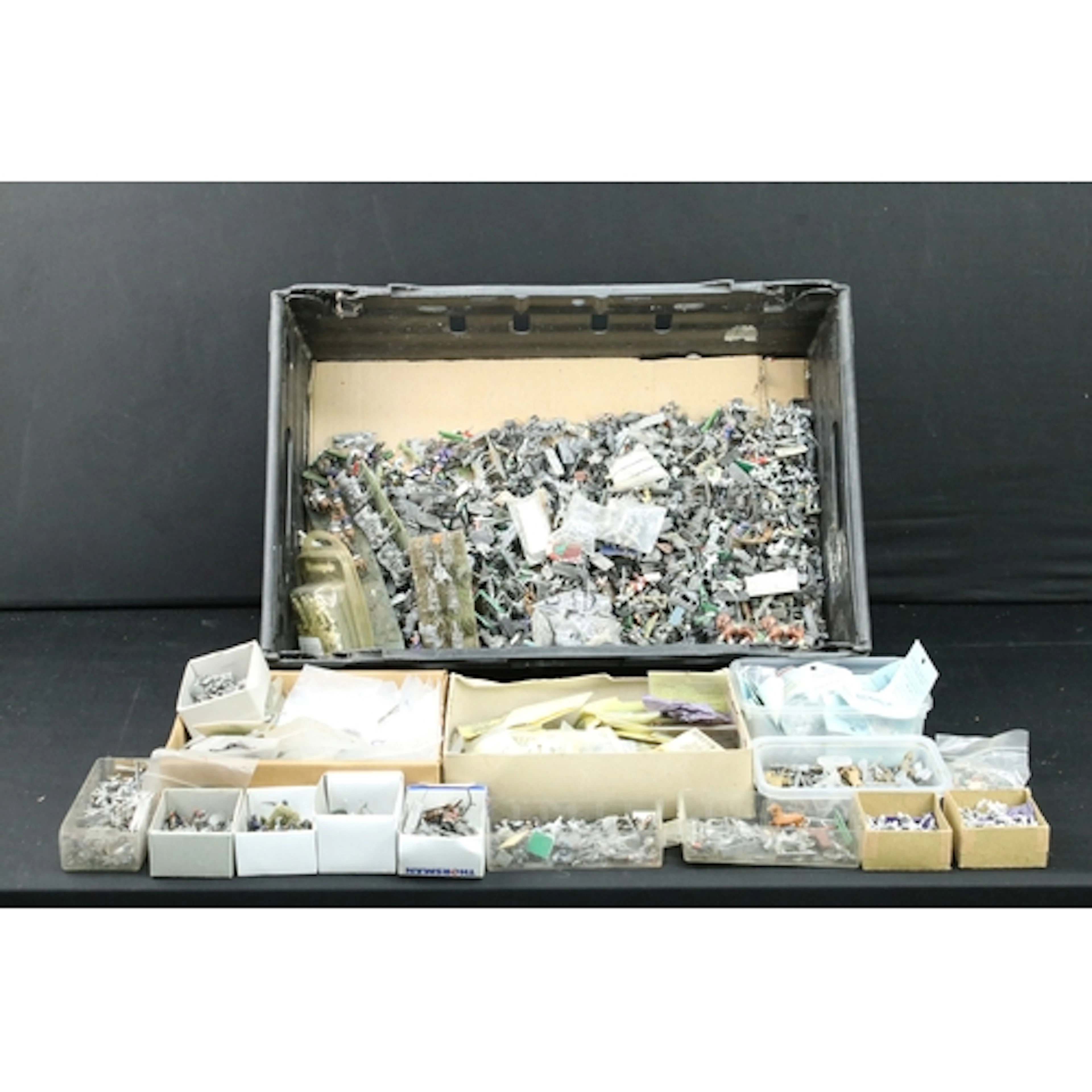 Large collection of various military and war gaming metal fi...