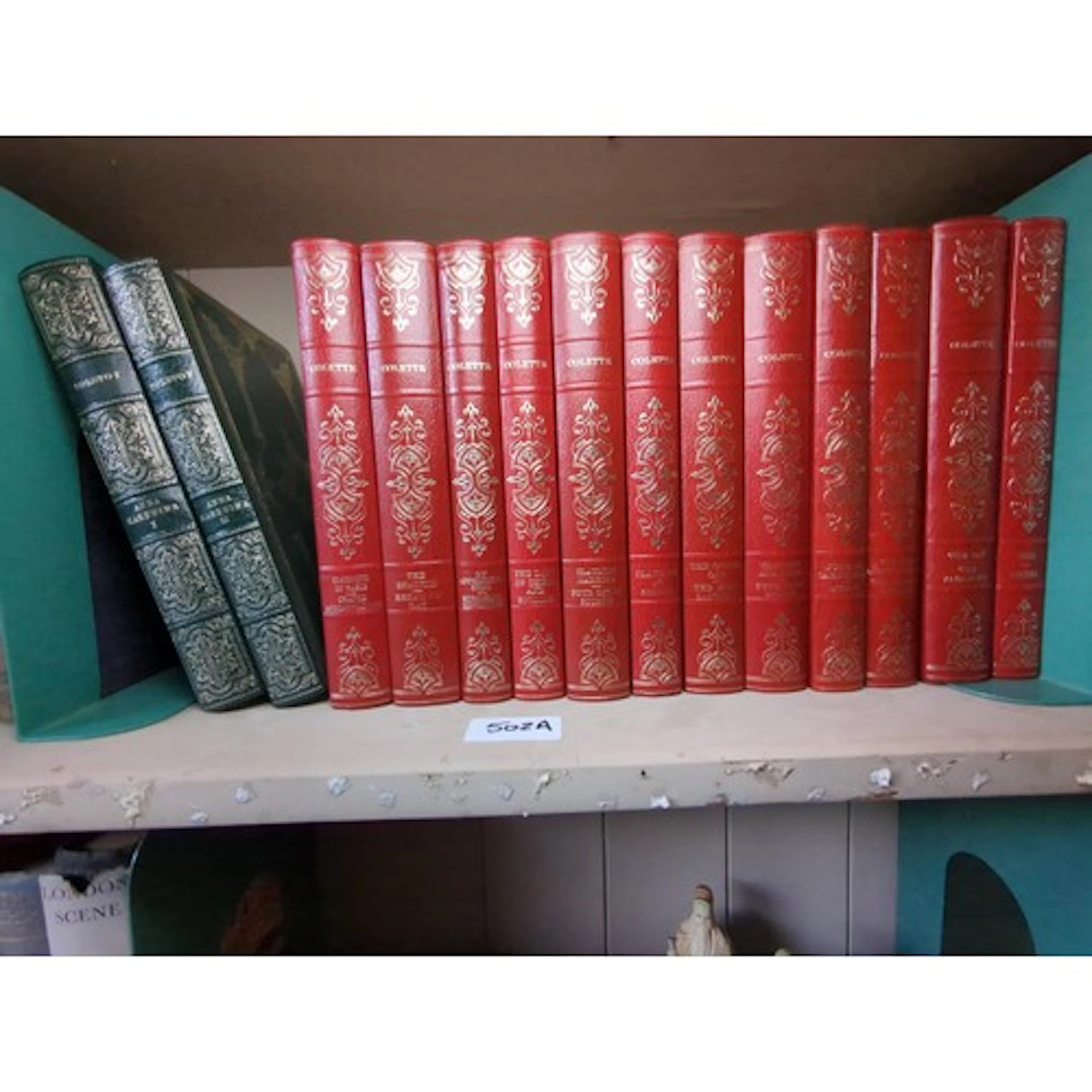 12 x Colette books including Claudine in paris, Chance acqua...