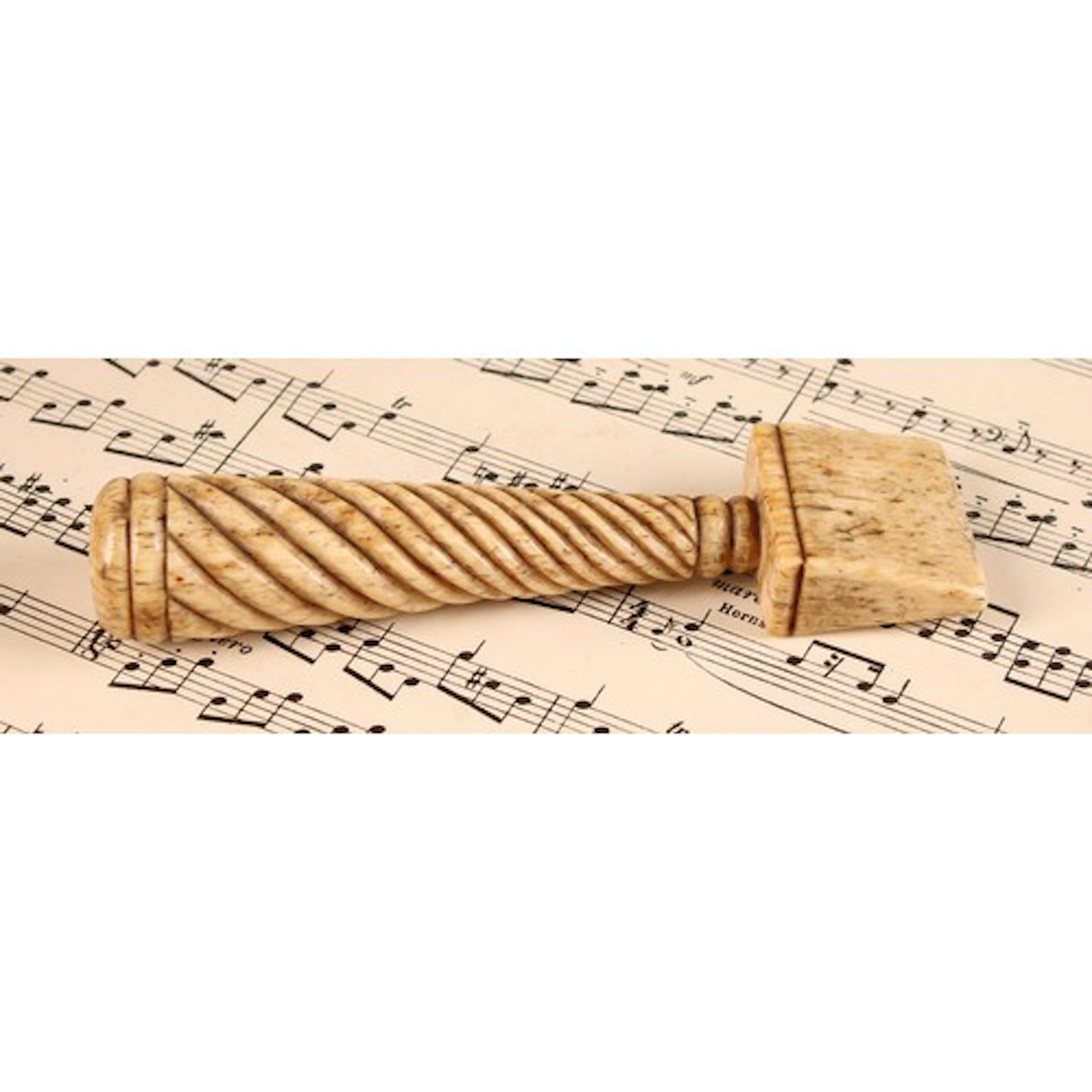 Nautical Folk Art - a George III marine bone sailor's seam r...