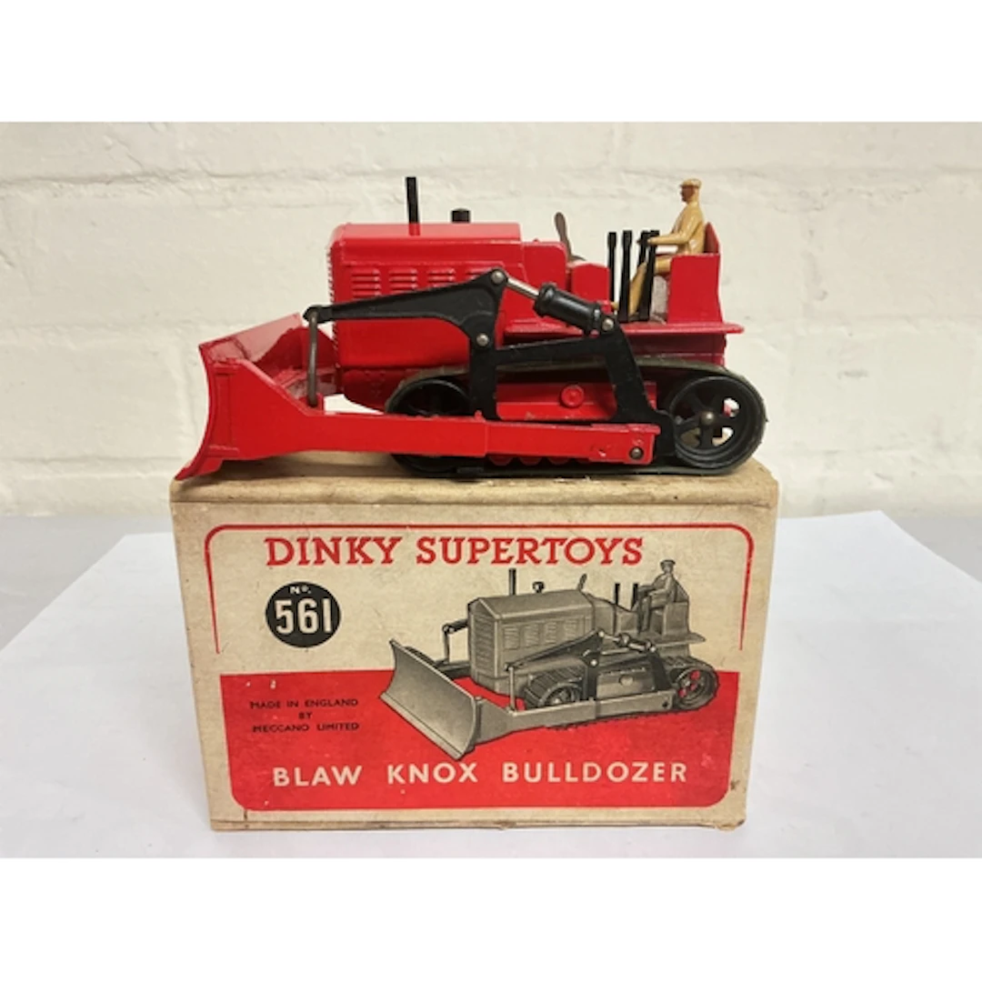 A Boxed Dinky Blaw Knox Bulldozer.
