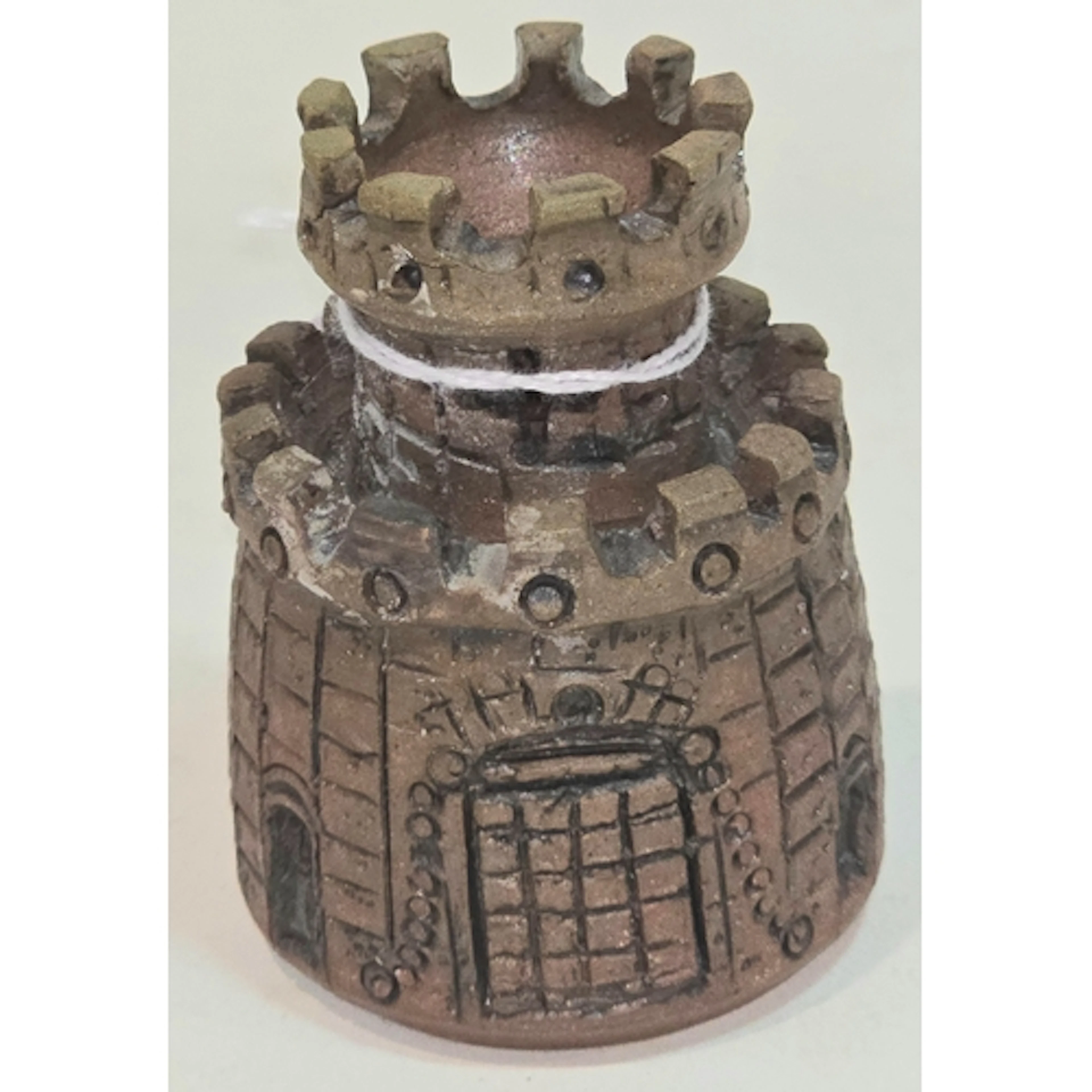 Poole Pottery interest Guy Sydenham Castle chess piece 2.5" ...