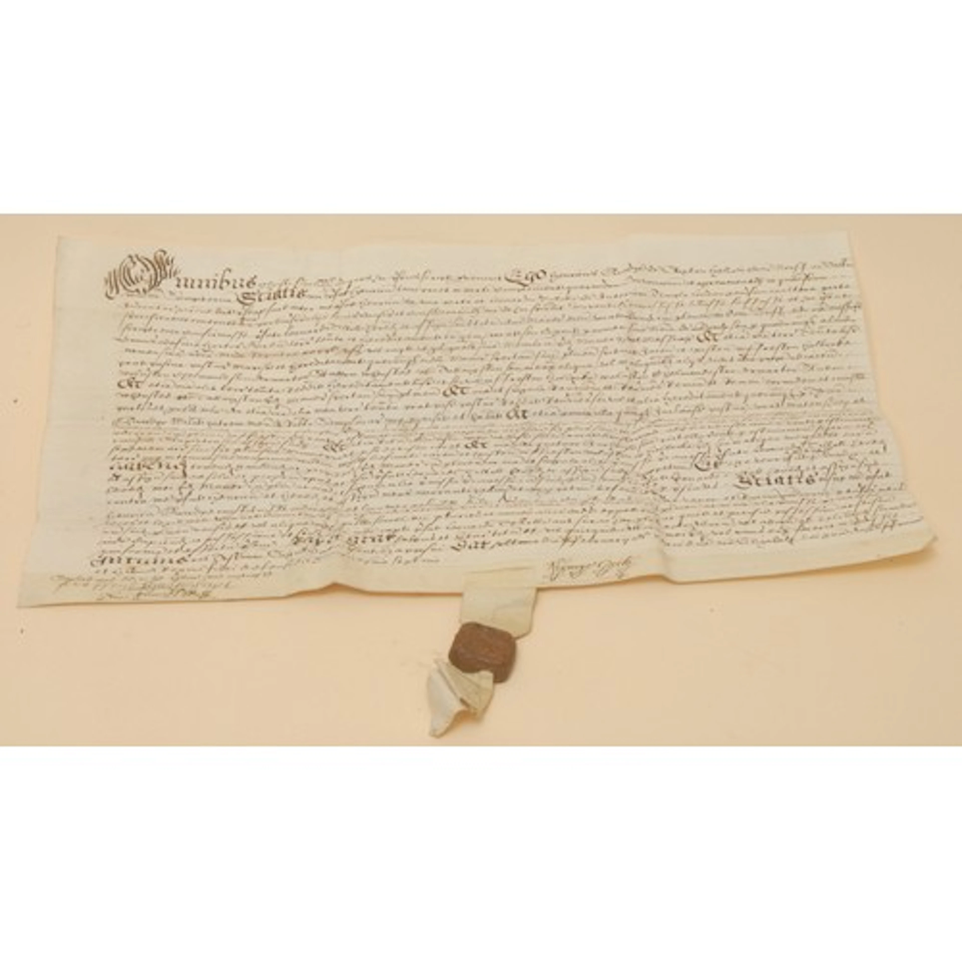 Great estates, Norfolk – a feoffment dated 7th February 1594...