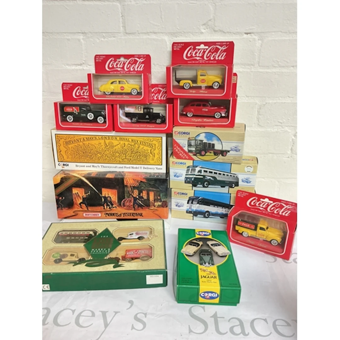 A Box Containing Various Boxed Diecast Including matchbox, C...