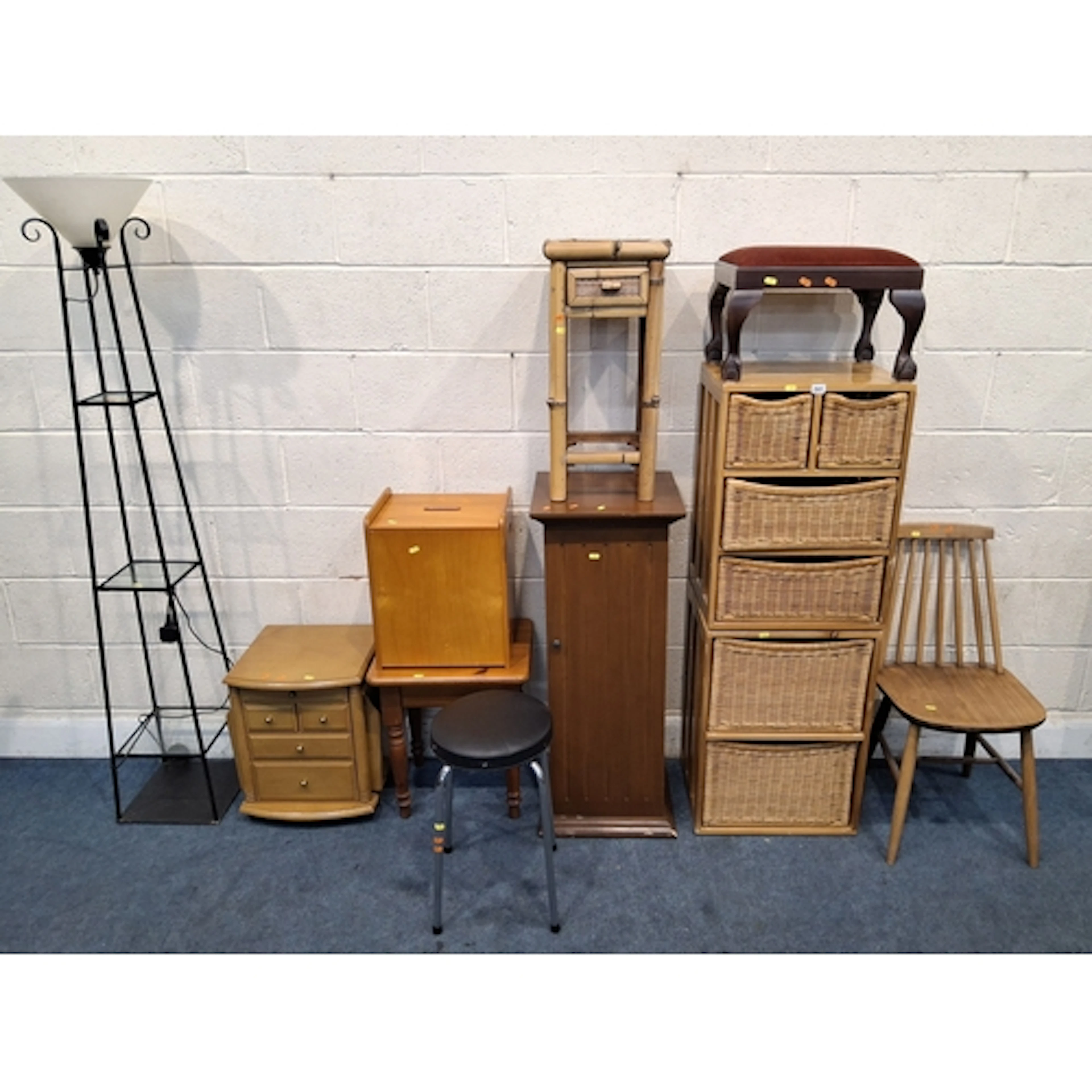 A LARGE QUANTITY OF OCCASIONAL FURNITURE, to include two cab...