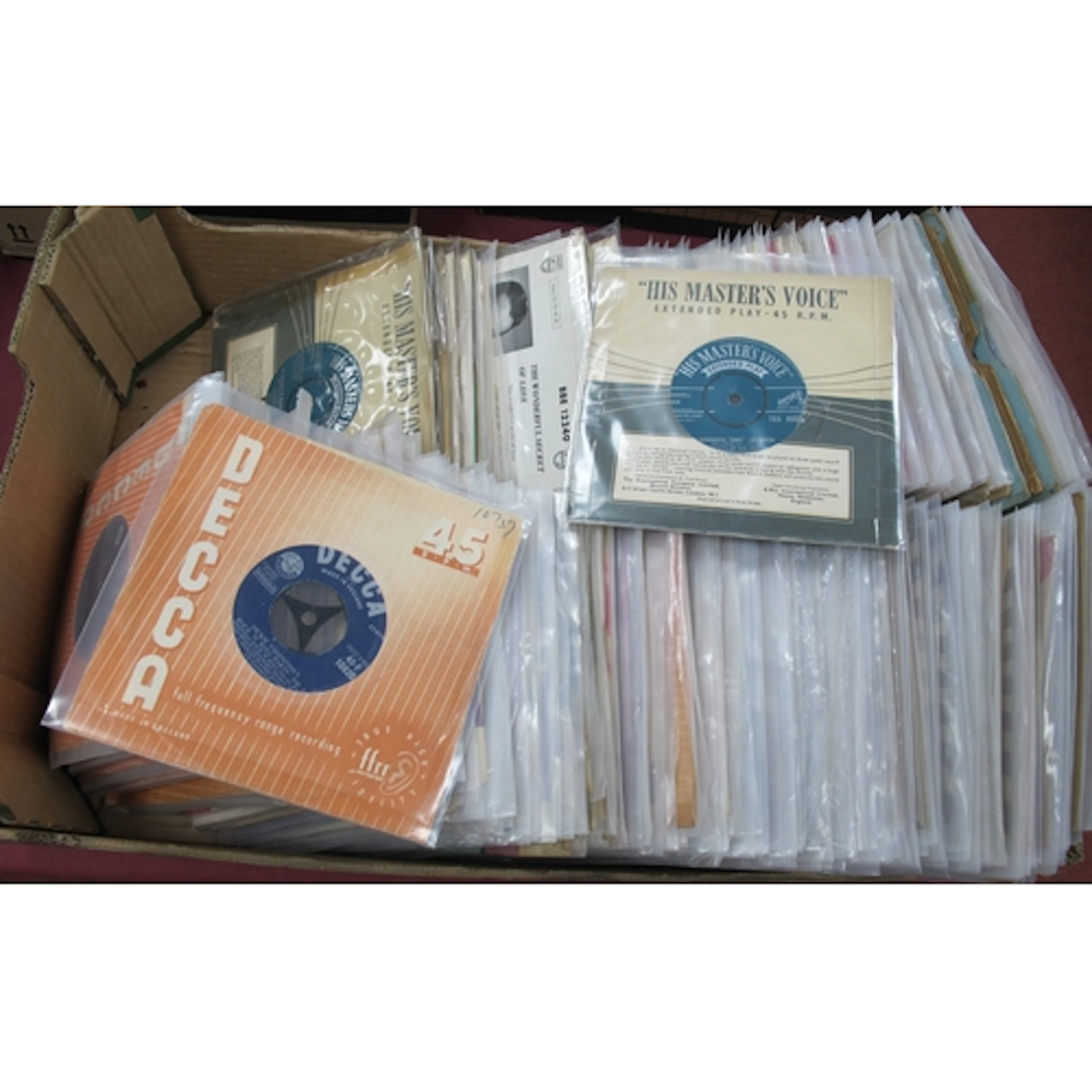 Approximately Two Hundred Vinyl 7" Singles, mainly 1950s and...