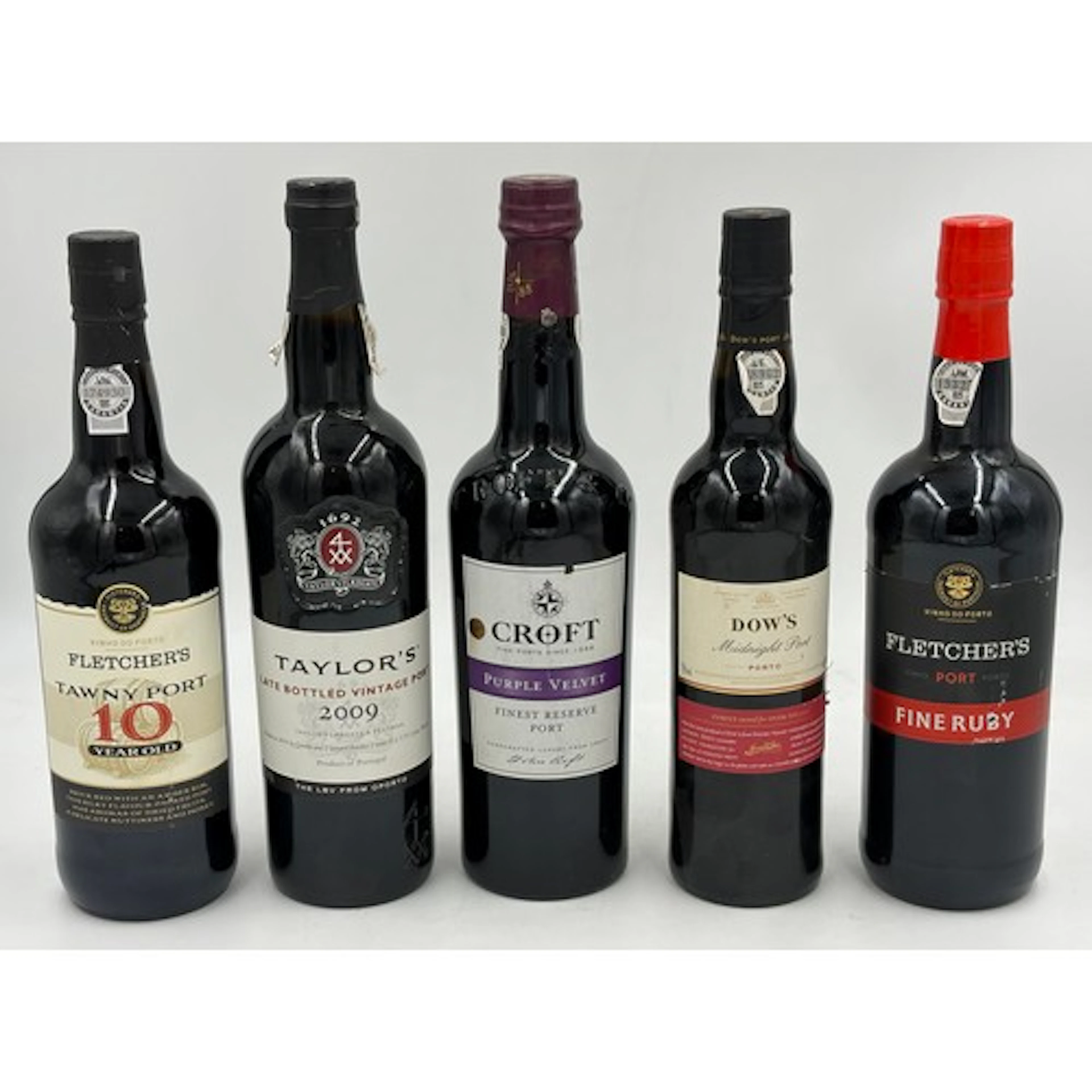 A collection of port to include Croft Purple Velvet, Fletche...