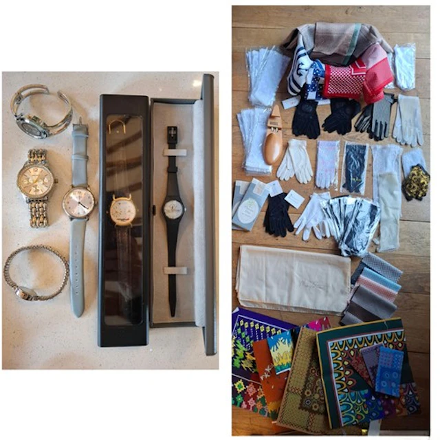 A group of fashion watches to include a Northwest Airlines d...